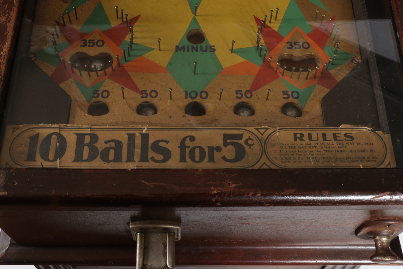 Zenith Mfg. Co. "Betcha Ball" Coin-Operated Pinball Machine, circa 1932