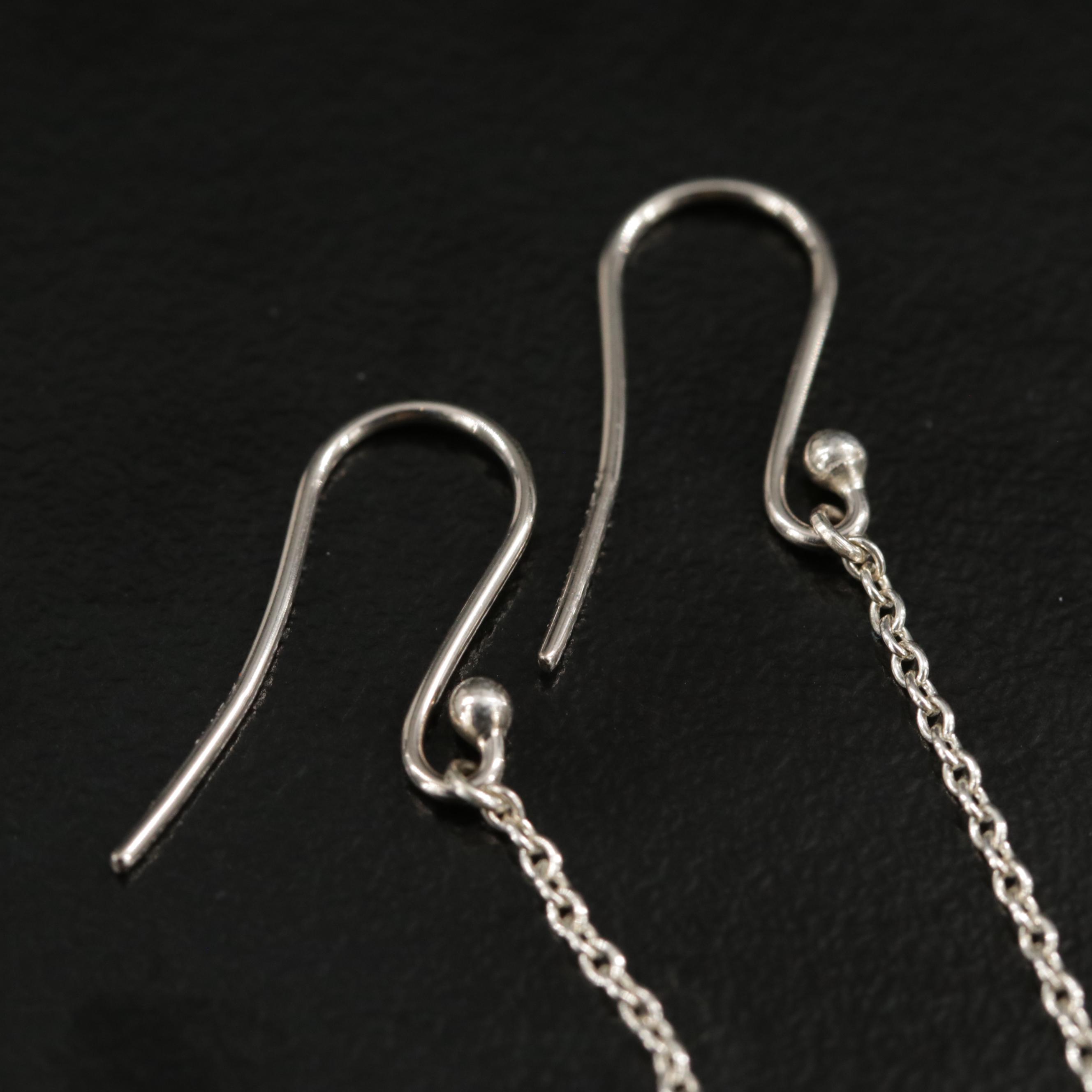 Elsa Peretti for Tiffany & Co. "Diamond By the Yard" Drop Earrings