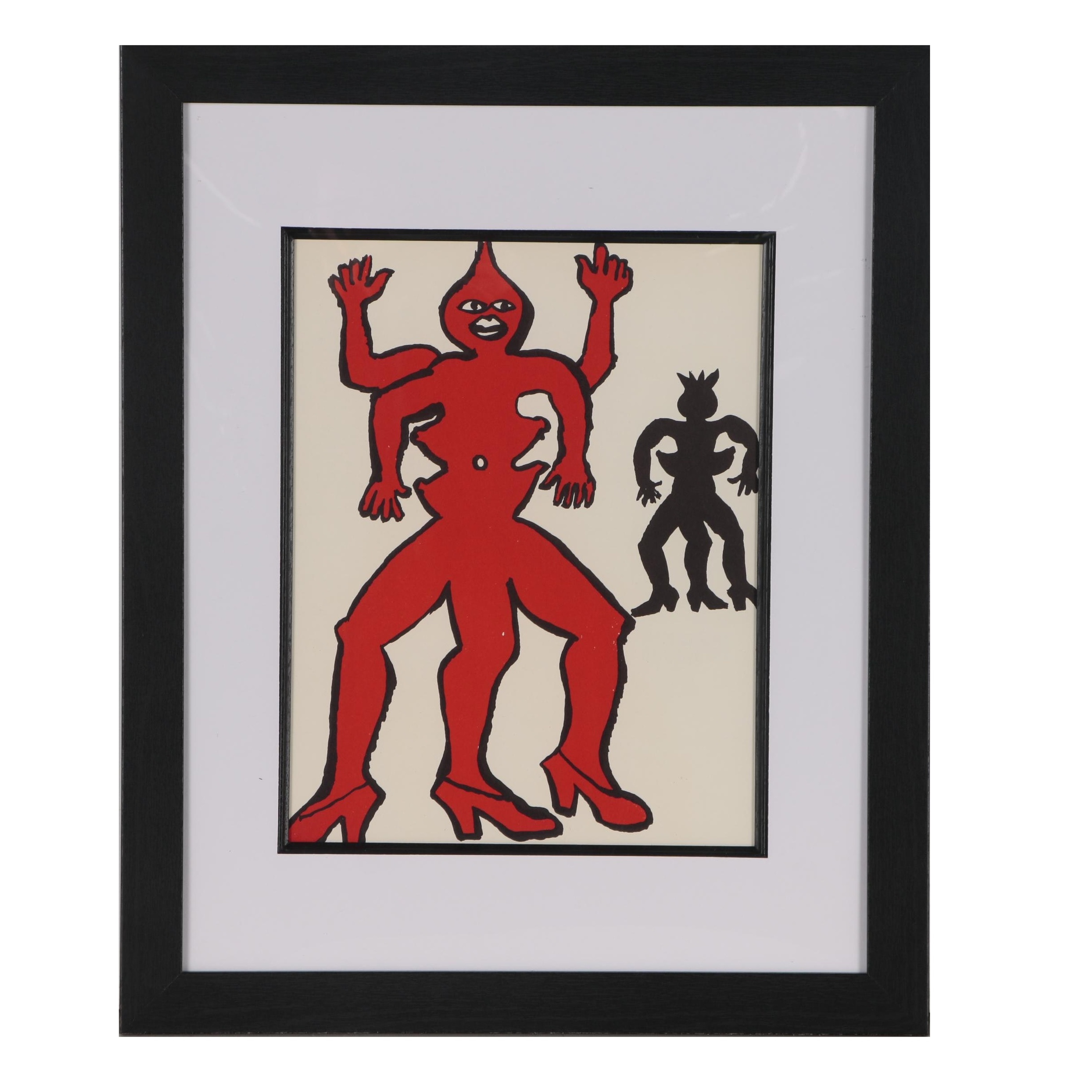 Alexander Calder Color Lithograph for Derrière le Miroir, 1978