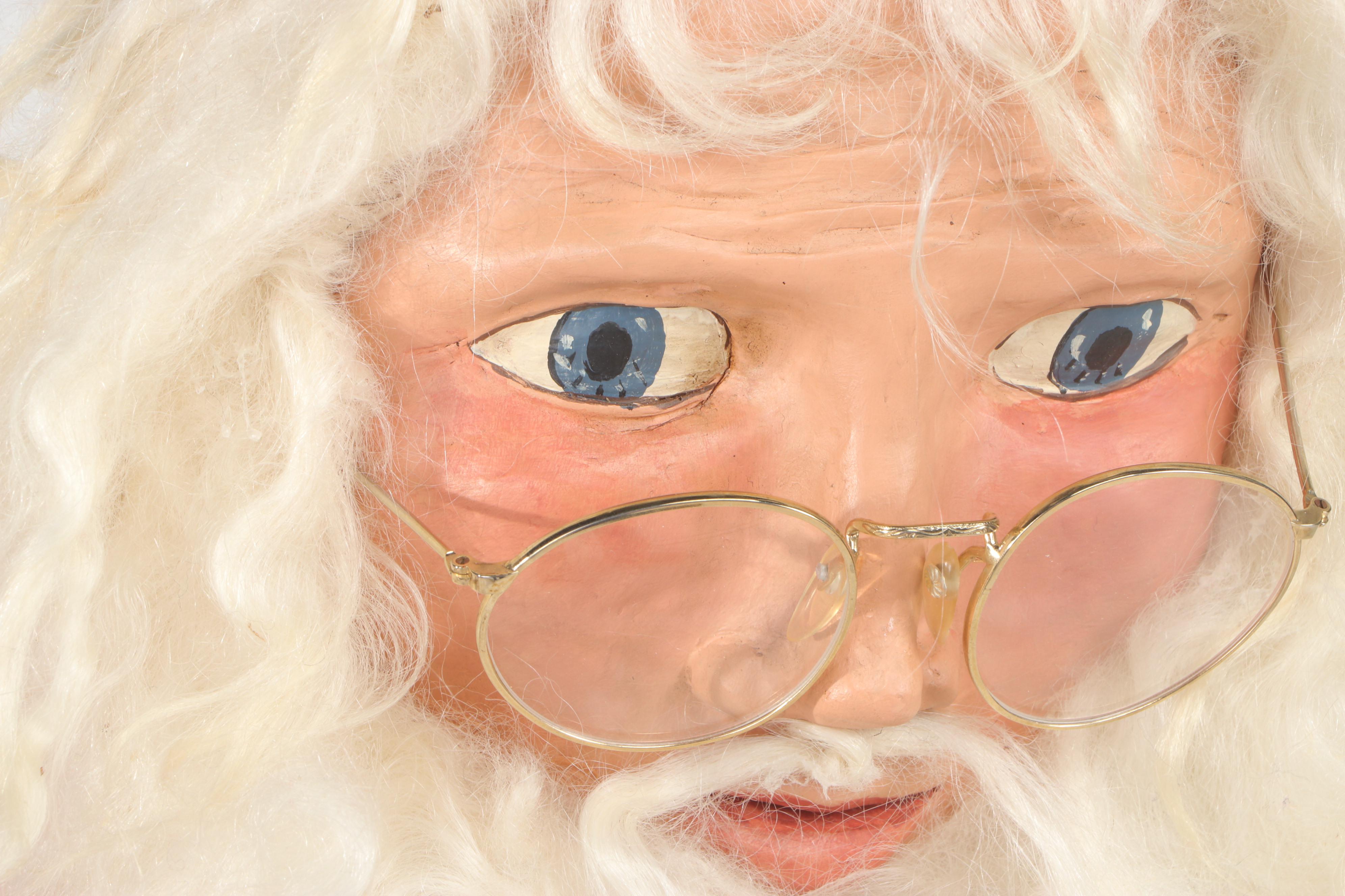 Treasures of the Heart Life Size Santa Claus Figure by Lynette Dager, 1991