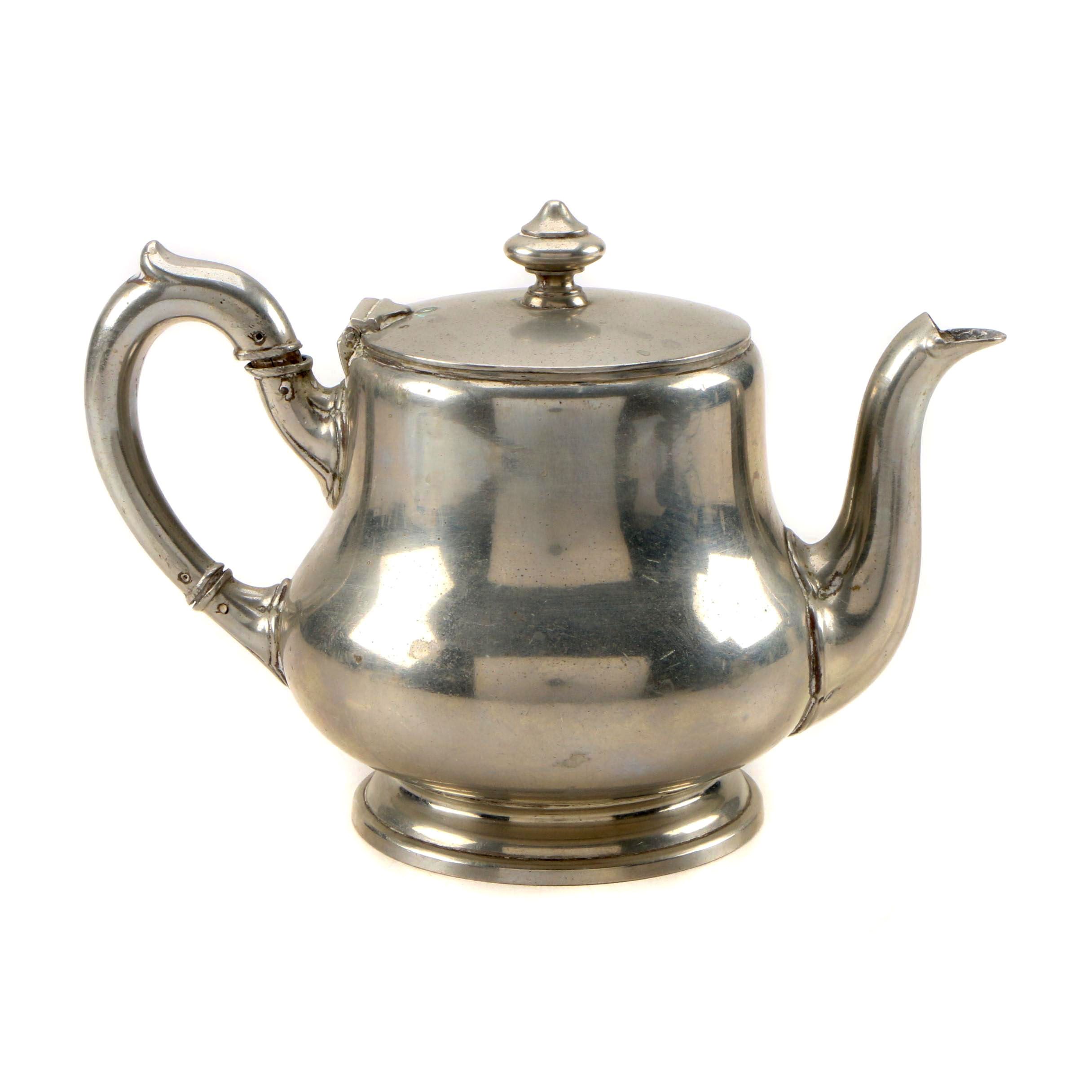 Berndorf Austrian 25-Ounce Silver Plate Teapot, Early 20th Century