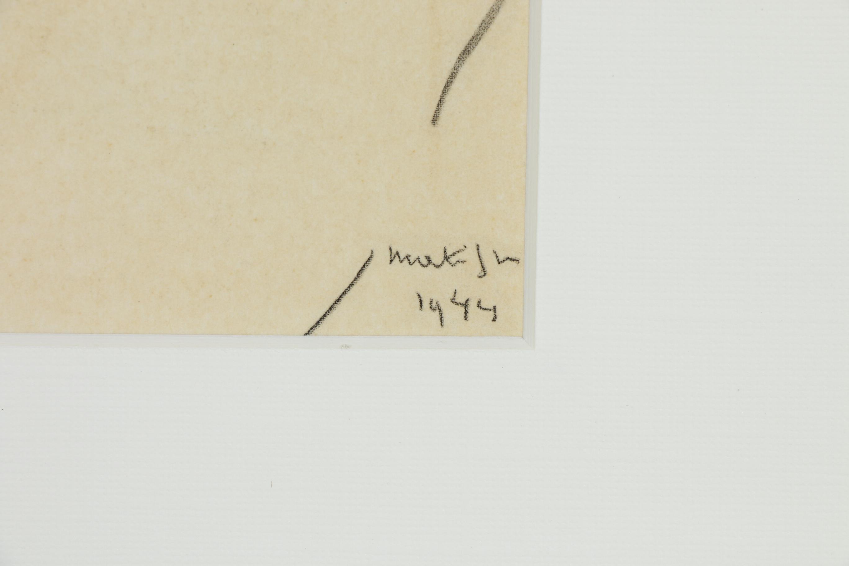 Lithograph after Henri Matisse "Mademoiselle A. Nelck", 1954