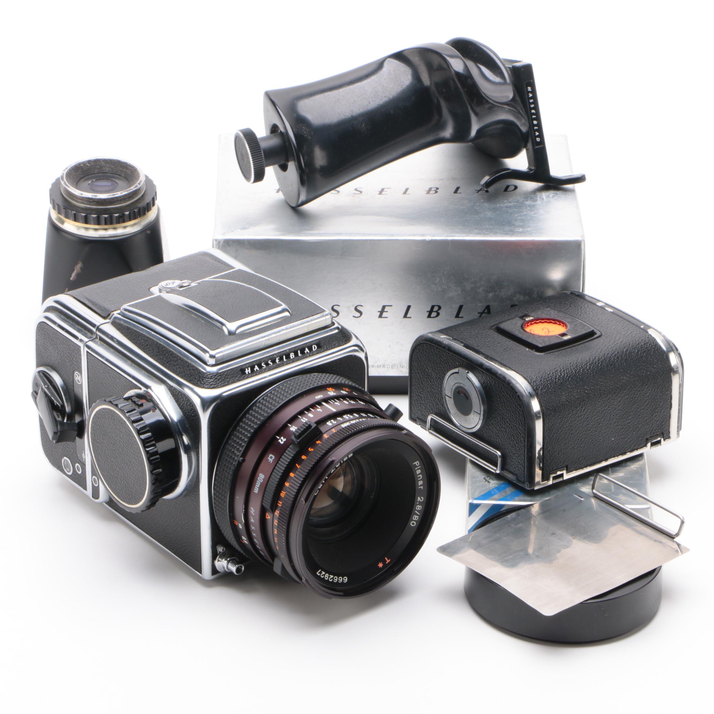 Victor Hasselblad Swedish Model 500 C Camera with Accessories