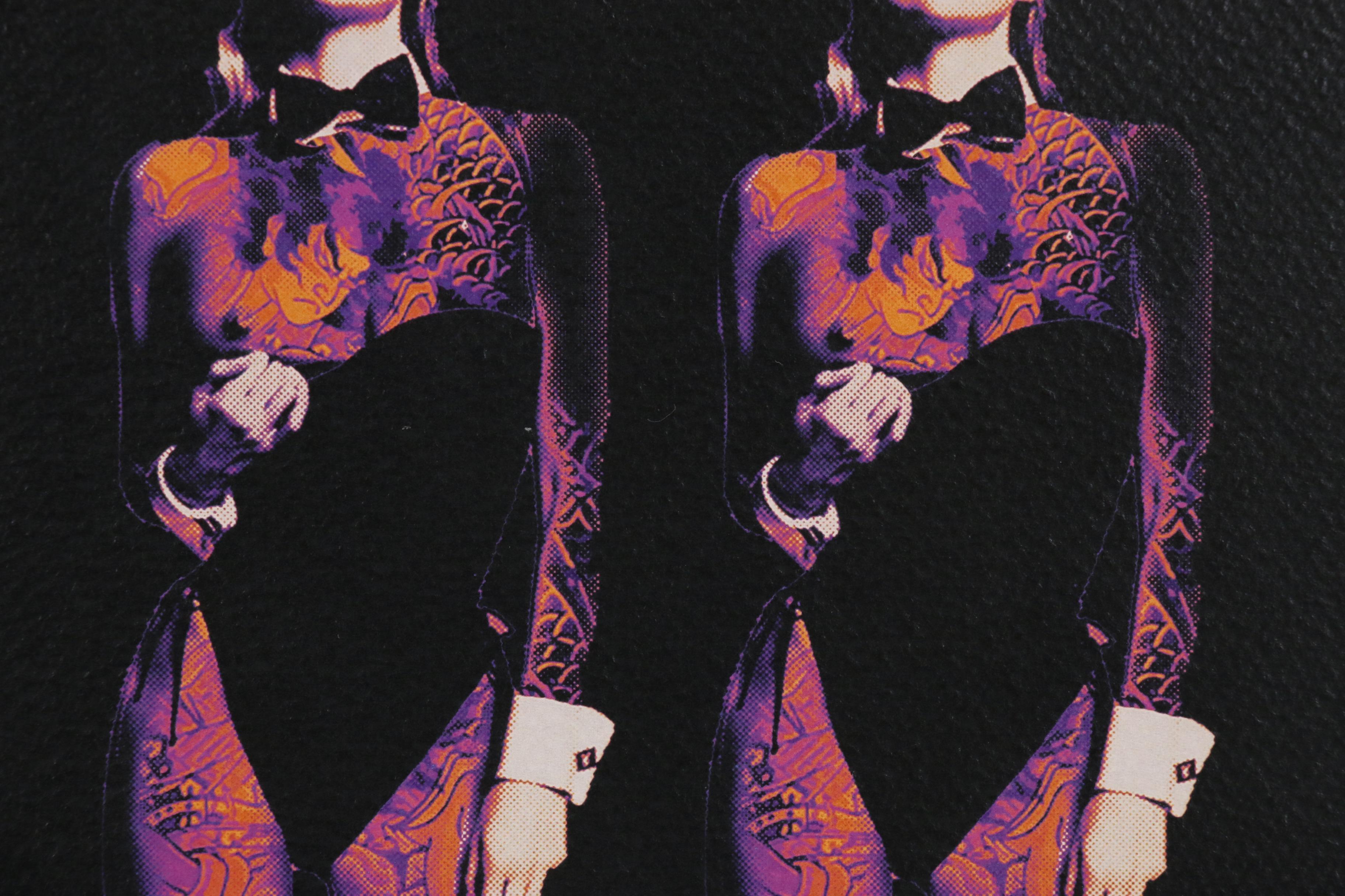 Death NYC Offset Lithograph from the "Kate Play Tattoo" Series