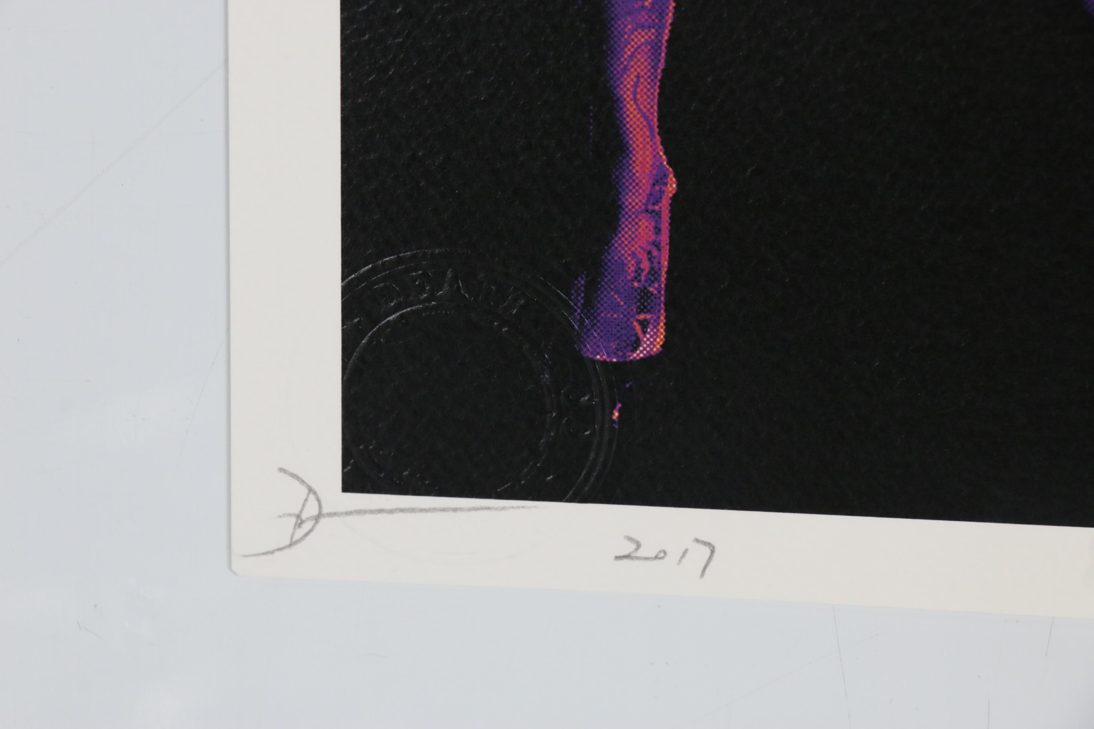 Death NYC Offset Lithograph from the "Kate Play Tattoo" Series