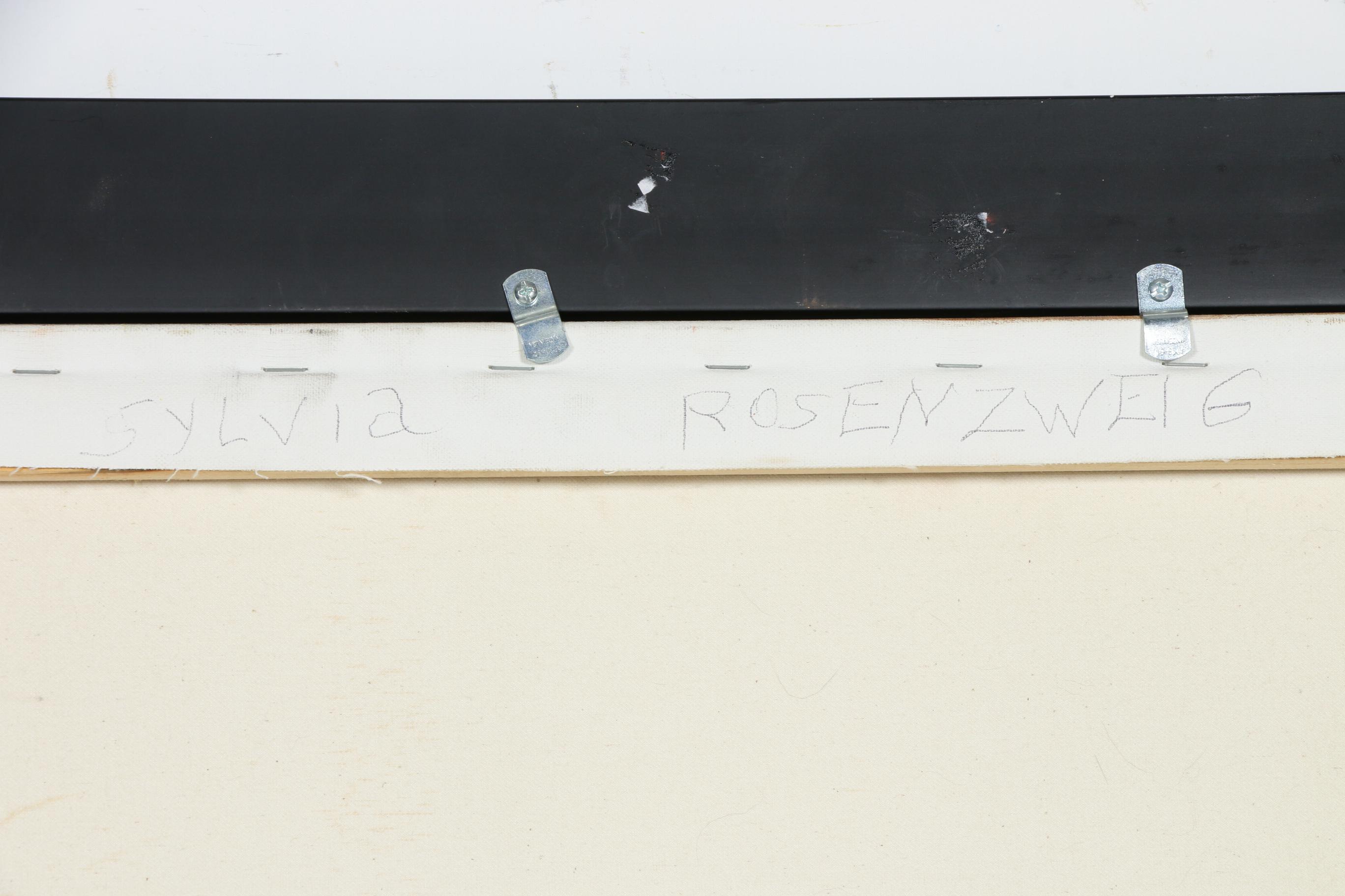 Sylvia Rosenzweig Restaurant Scene Oil Painting