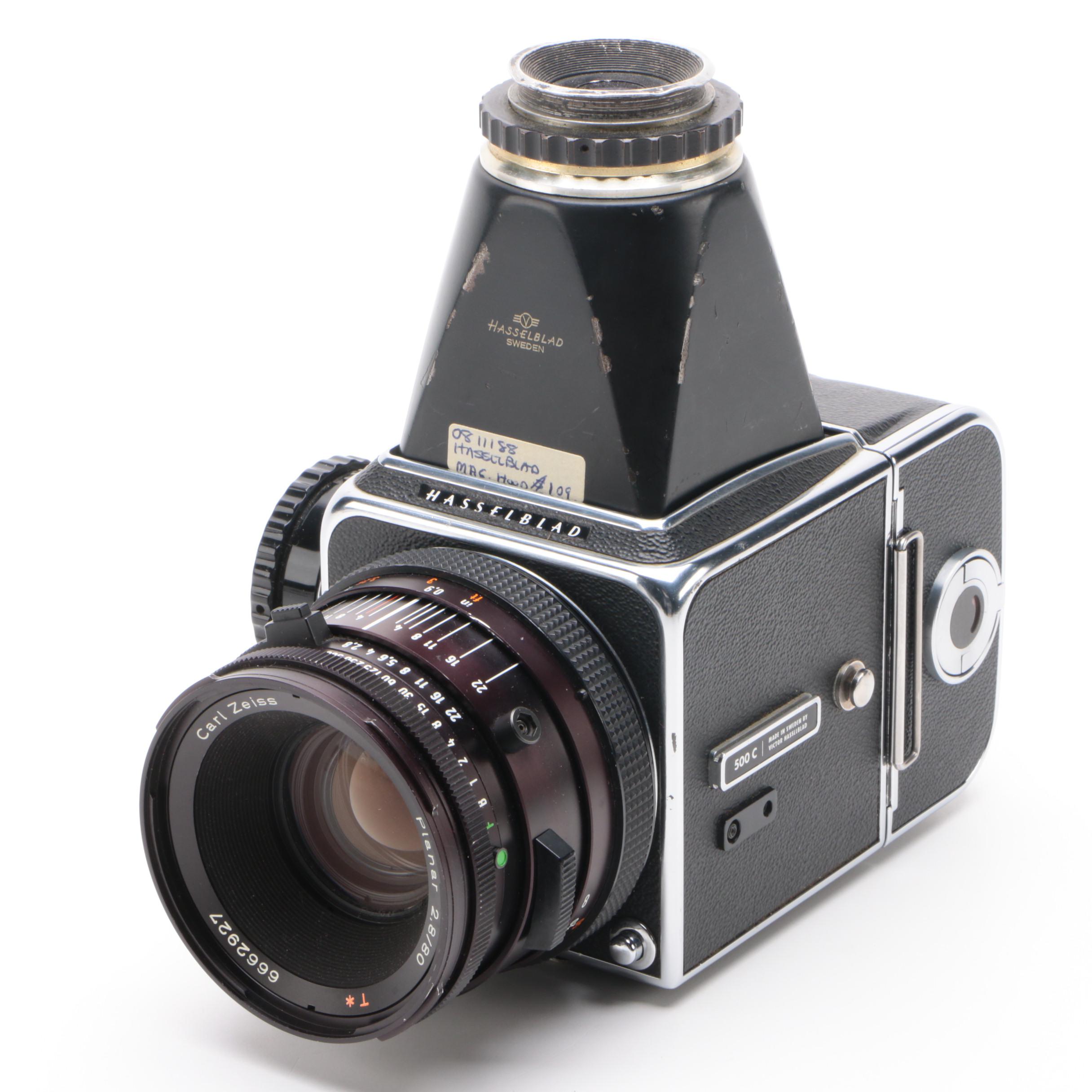Victor Hasselblad Swedish Model 500 C Camera with Accessories
