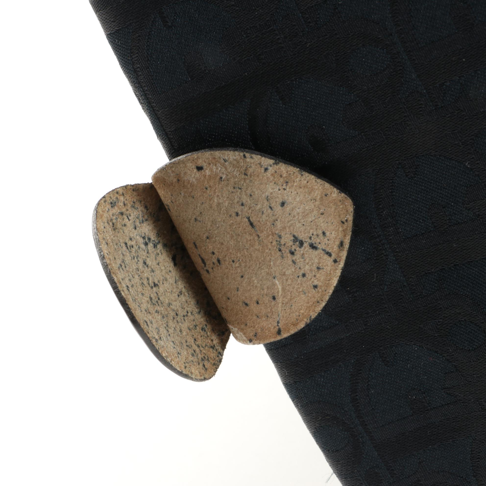 Christian Dior Boston Bag in Black Oblique Canvas and Leather, Vintage