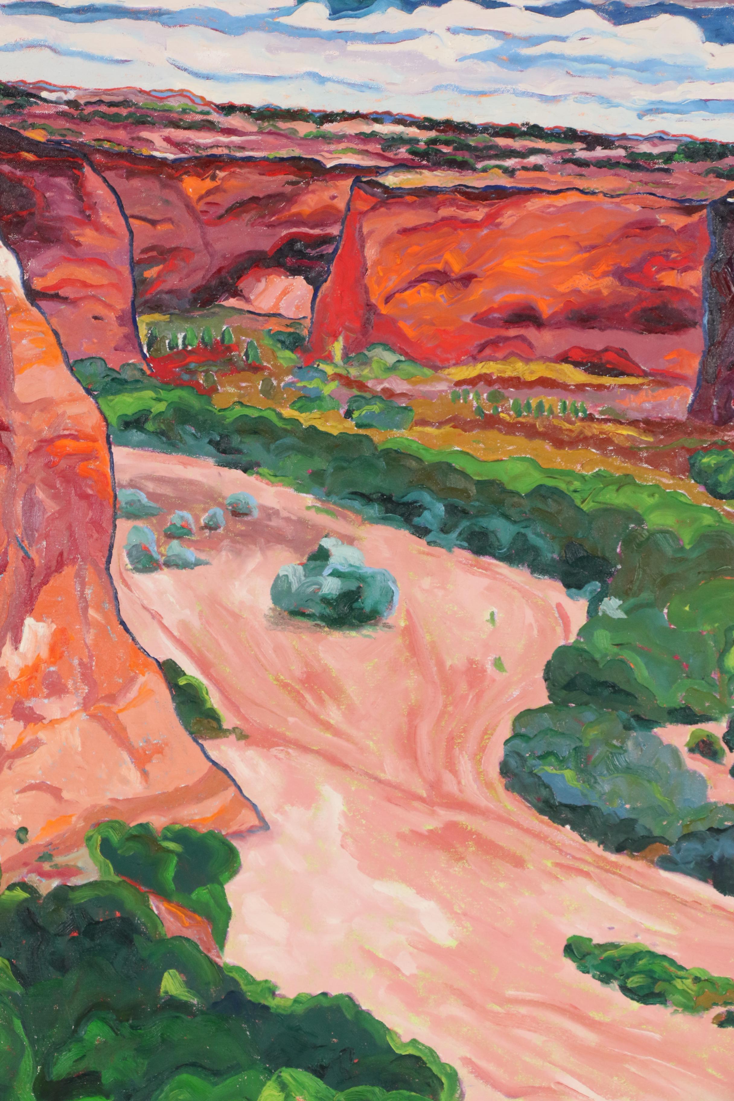 Cynthia B. Crier Oil Painting "Canyon de Chelly II", 2004