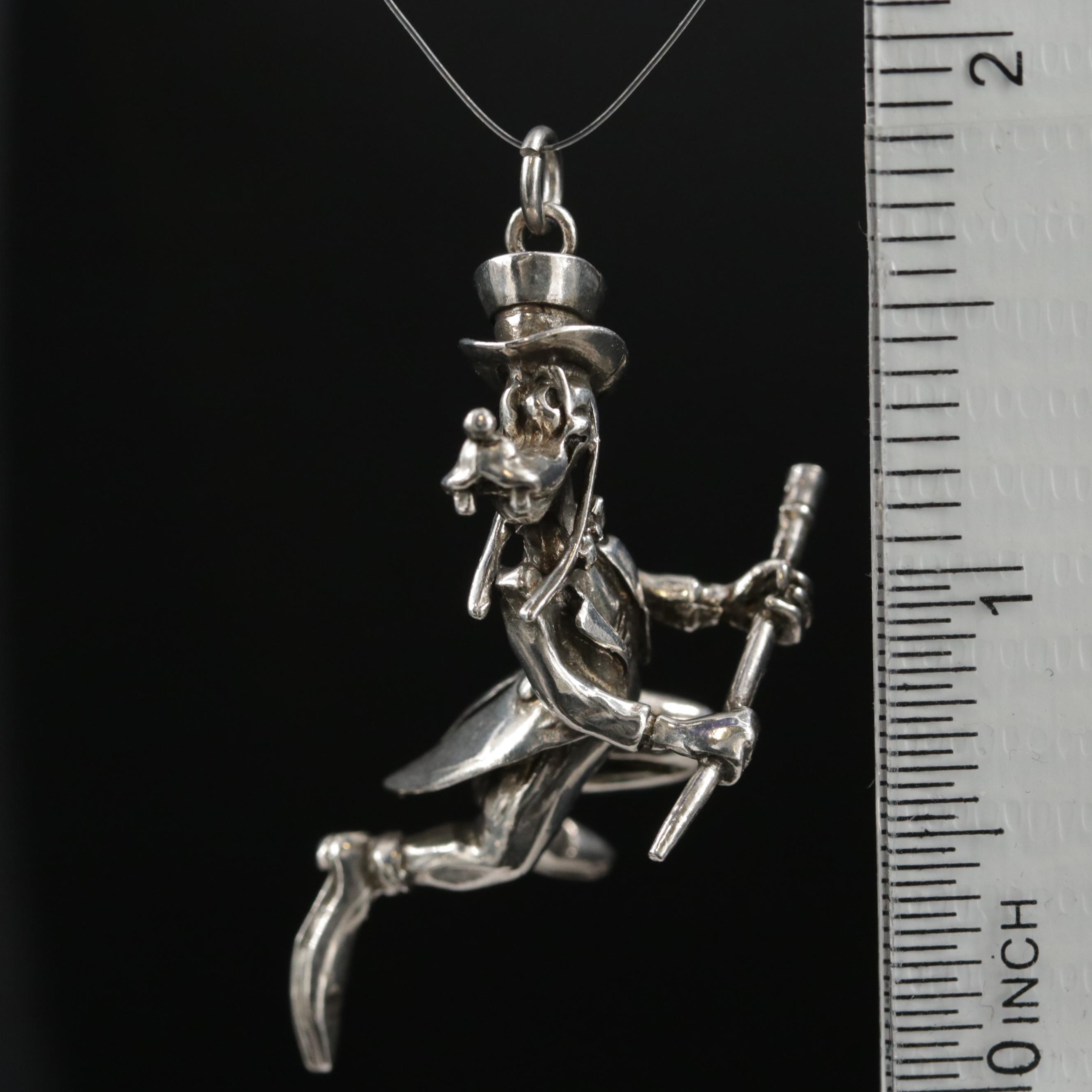 Disney Sterling Silver Goofy Pendant