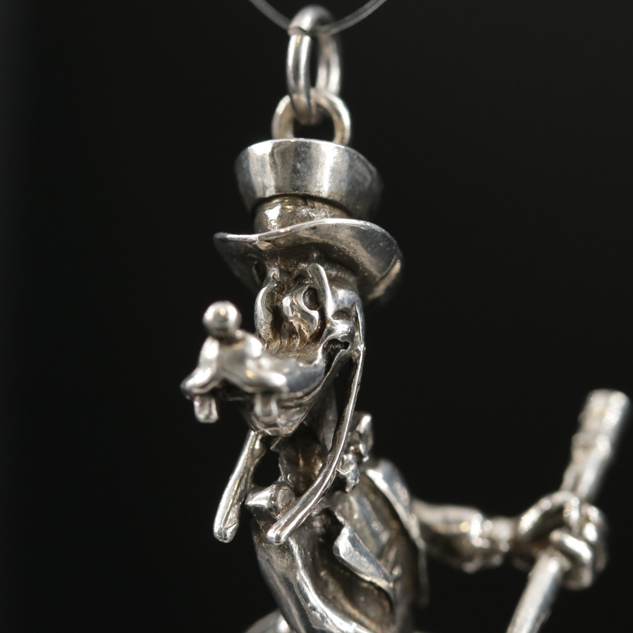 Disney Sterling Silver Goofy Pendant
