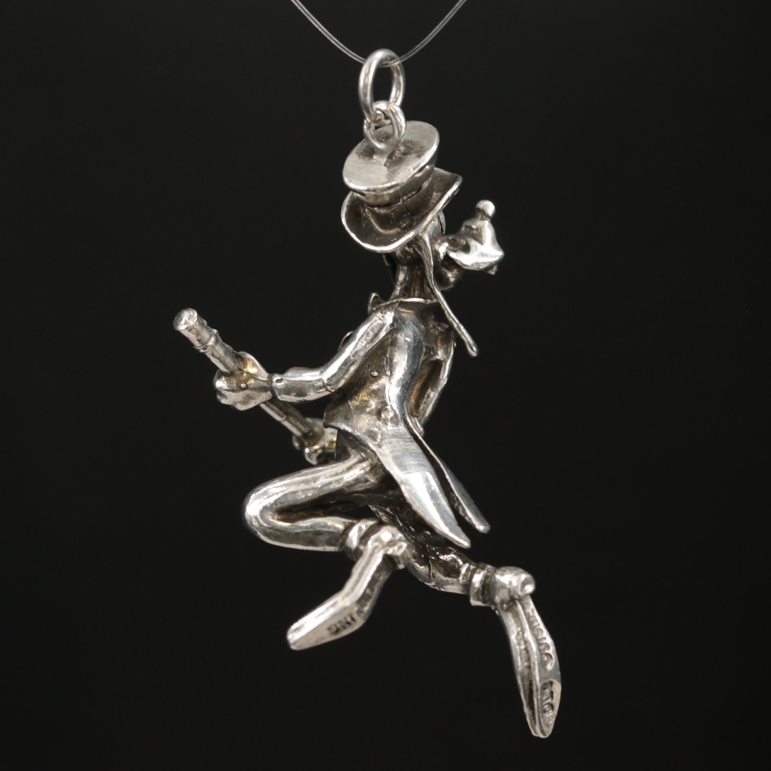 Disney Sterling Silver Goofy Pendant
