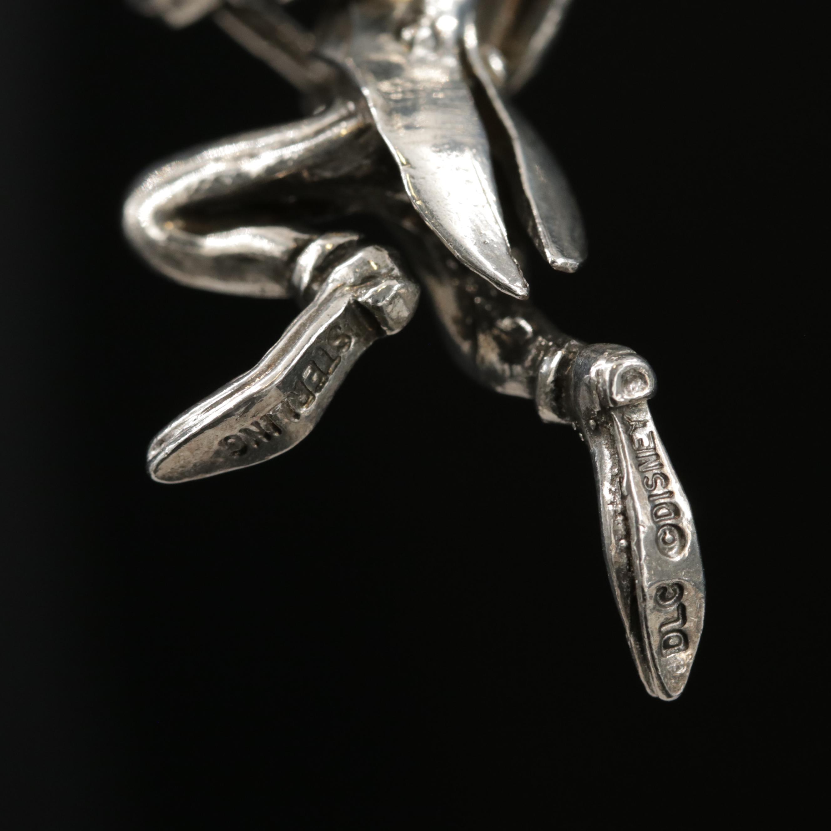 Disney Sterling Silver Goofy Pendant