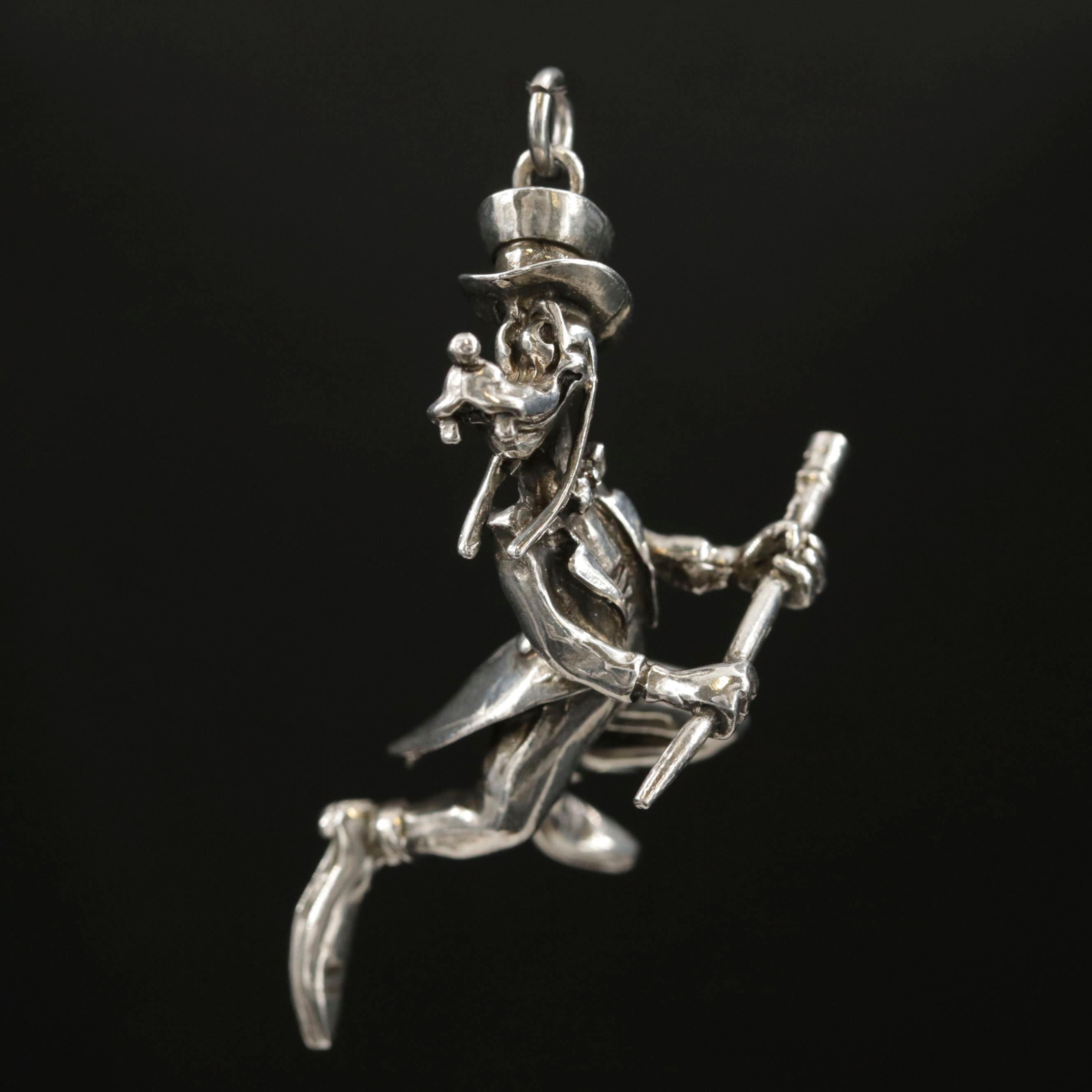 Disney Sterling Silver Goofy Pendant