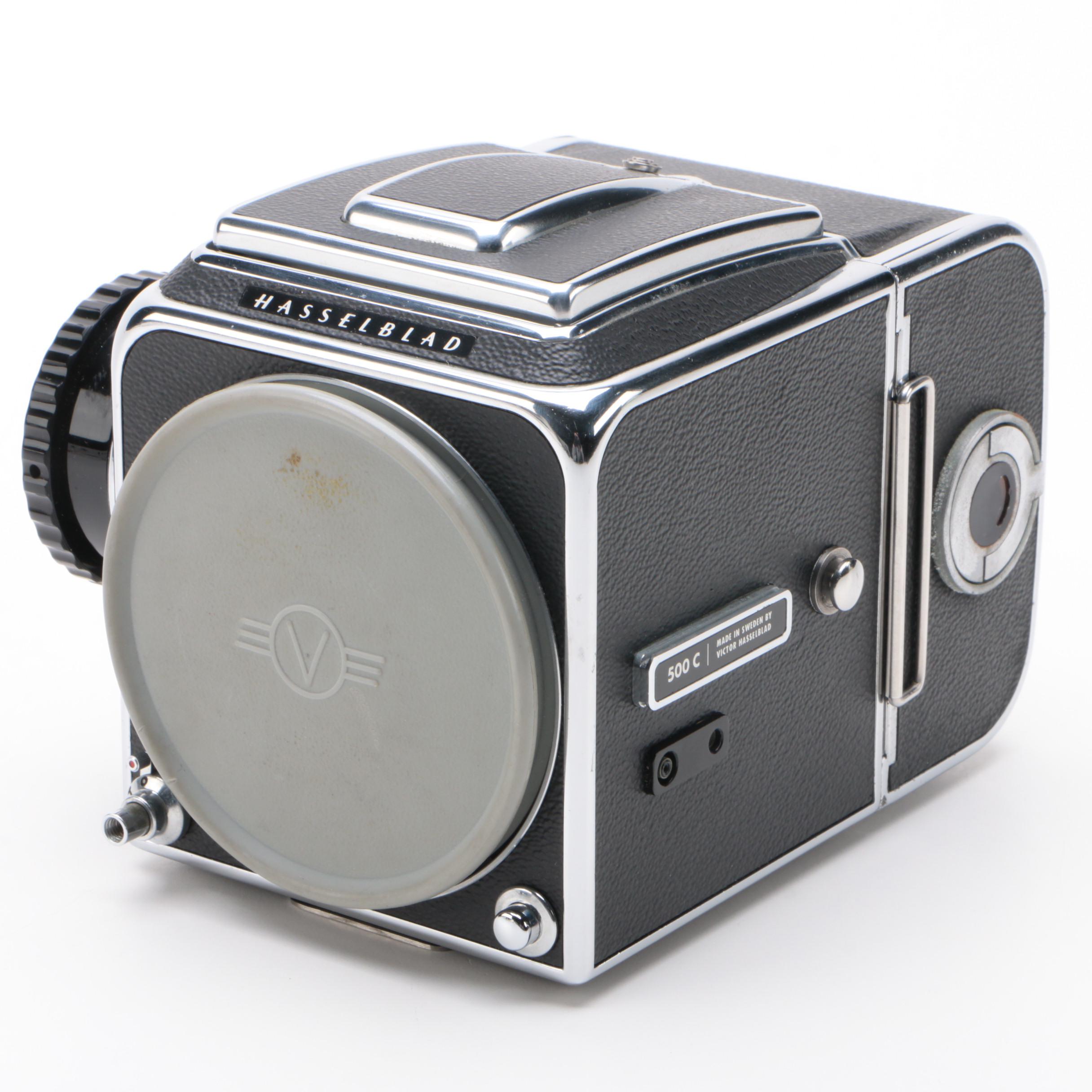 Hasselblad 500 C Medium Format Camera with Extra Film Magazine, Mid-20th Century