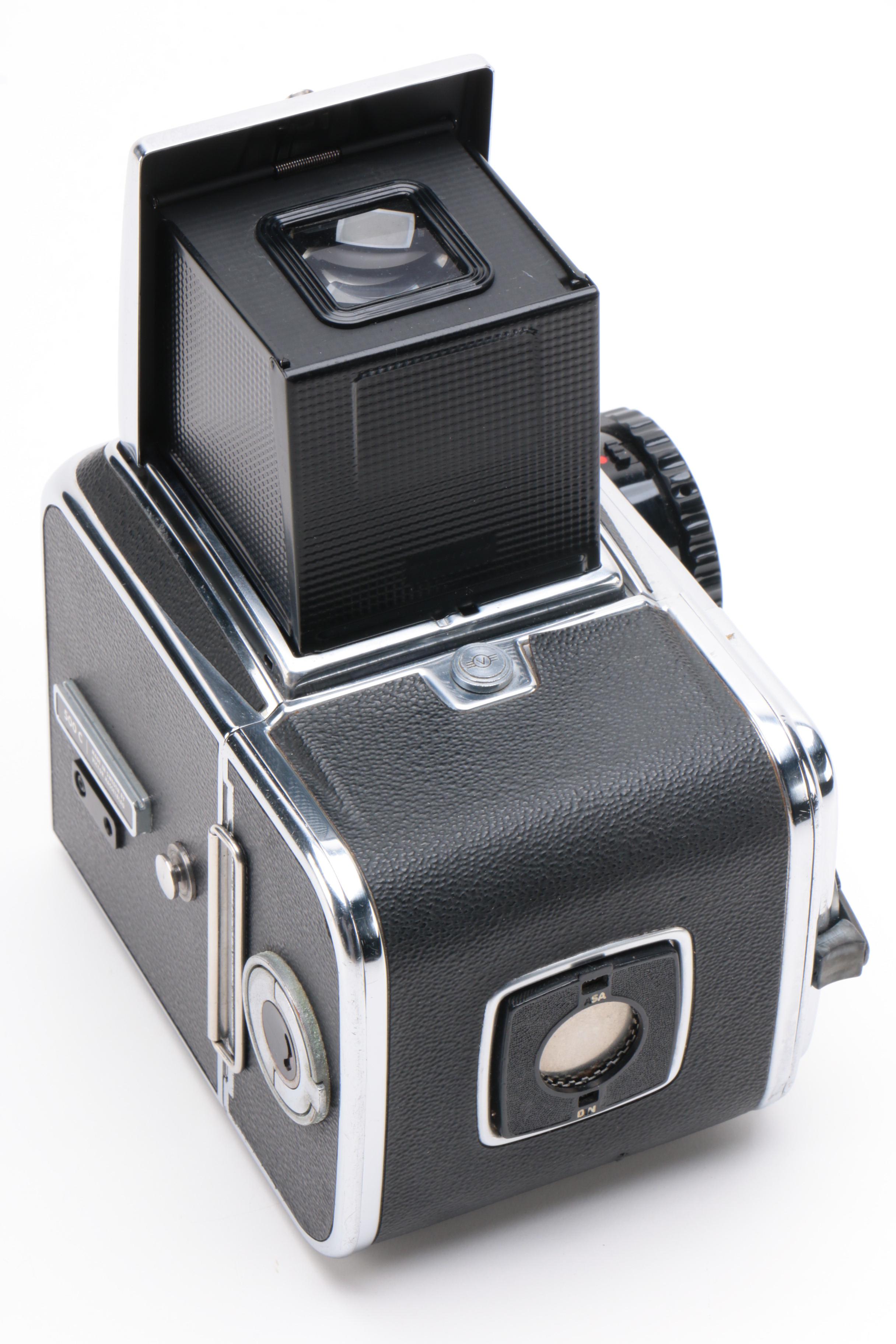 Hasselblad 500 C Medium Format Camera with Extra Film Magazine, Mid-20th Century