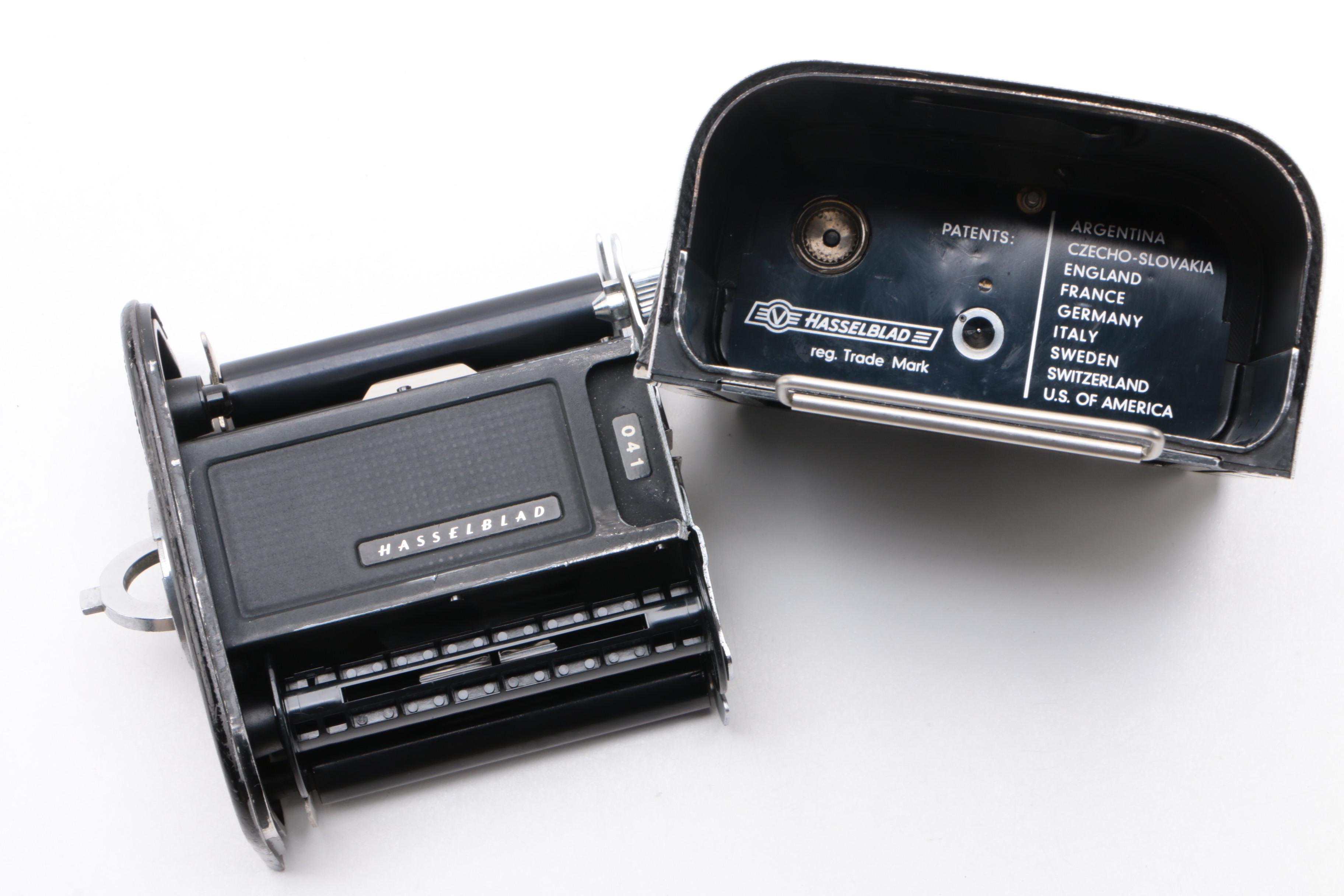 Hasselblad 500 C Medium Format Camera with Extra Film Magazine, Mid-20th Century