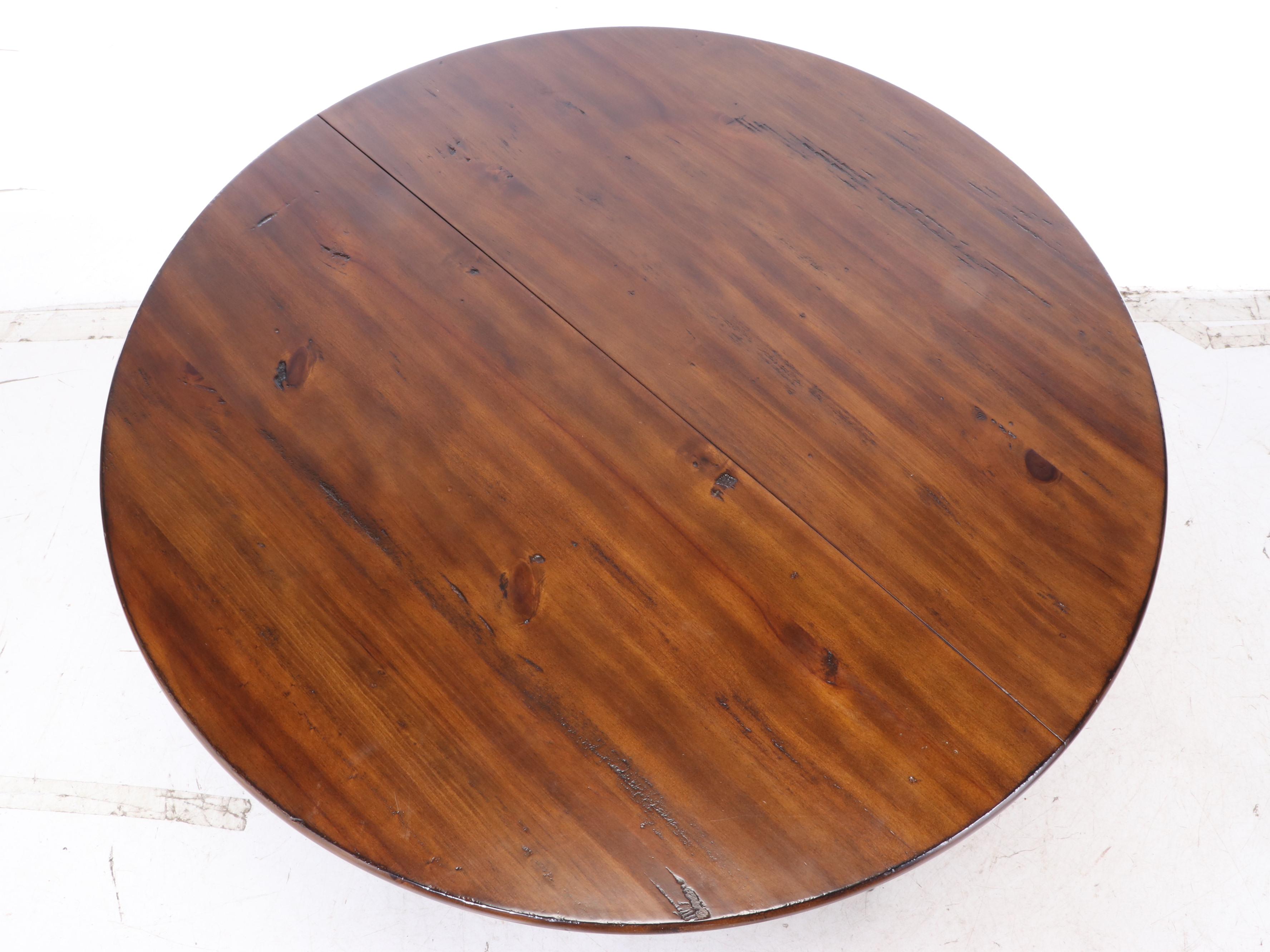 Pottery Barn "Tivoli" Extending Dining Table Plus Four Windsor Style Side Chairs