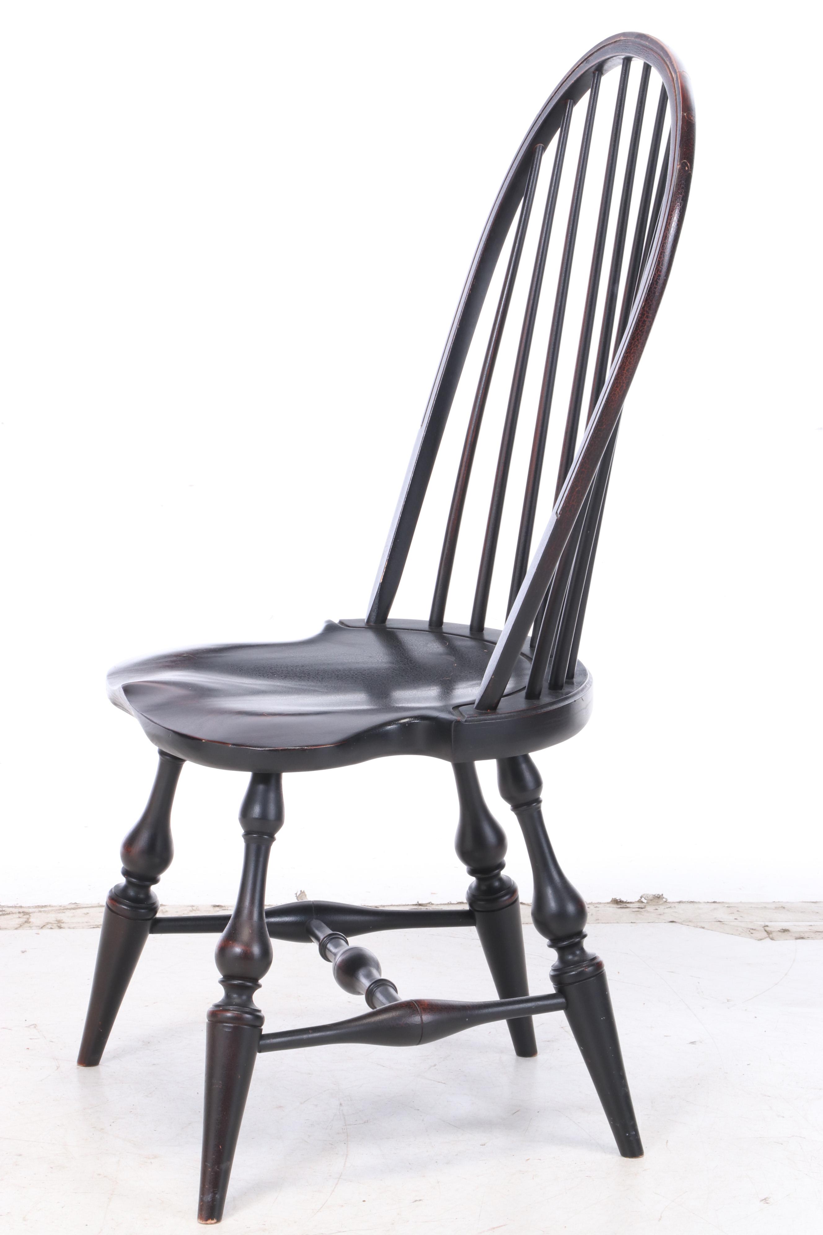 Pottery Barn "Tivoli" Extending Dining Table Plus Four Windsor Style Side Chairs