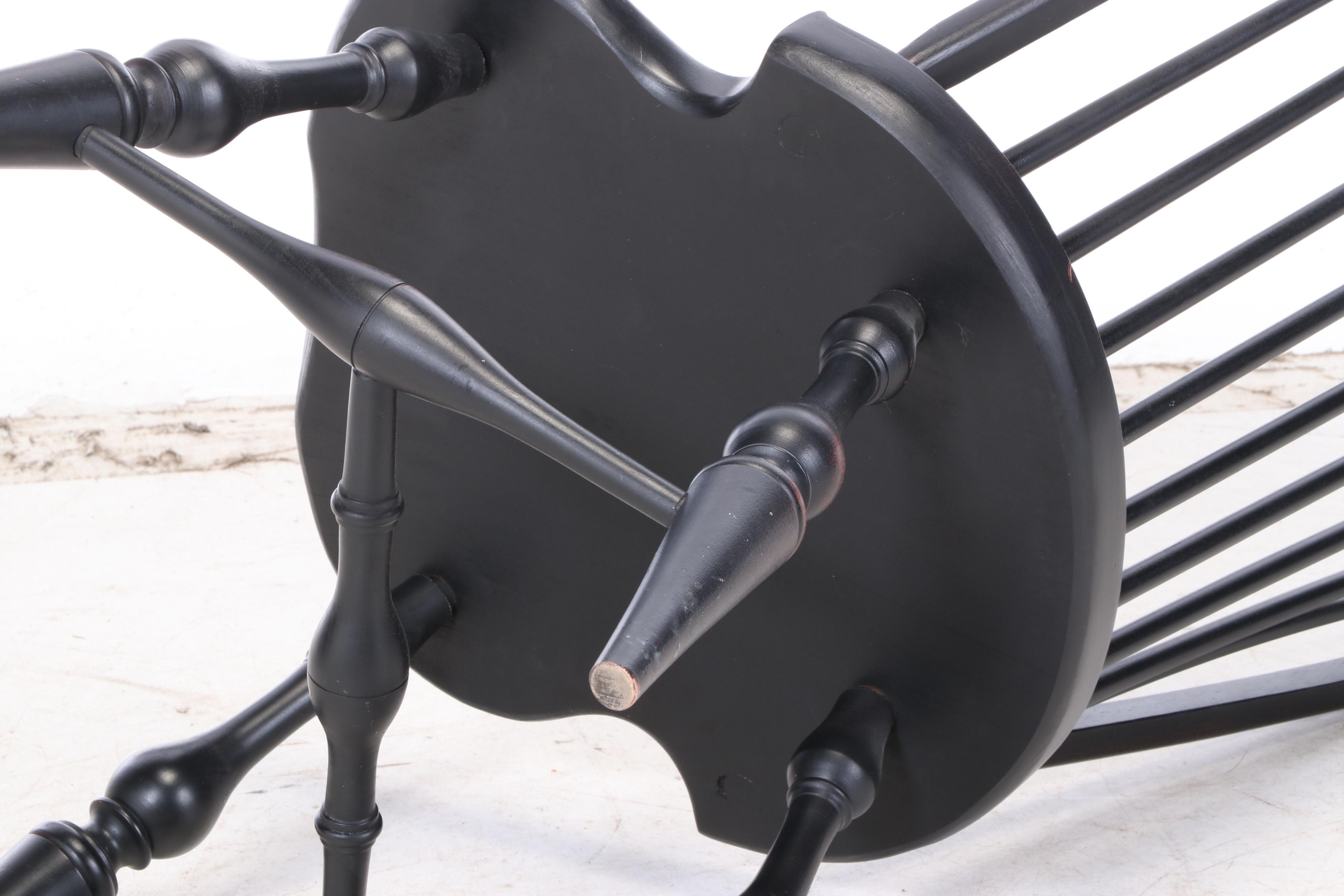 Pottery Barn "Tivoli" Extending Dining Table Plus Four Windsor Style Side Chairs