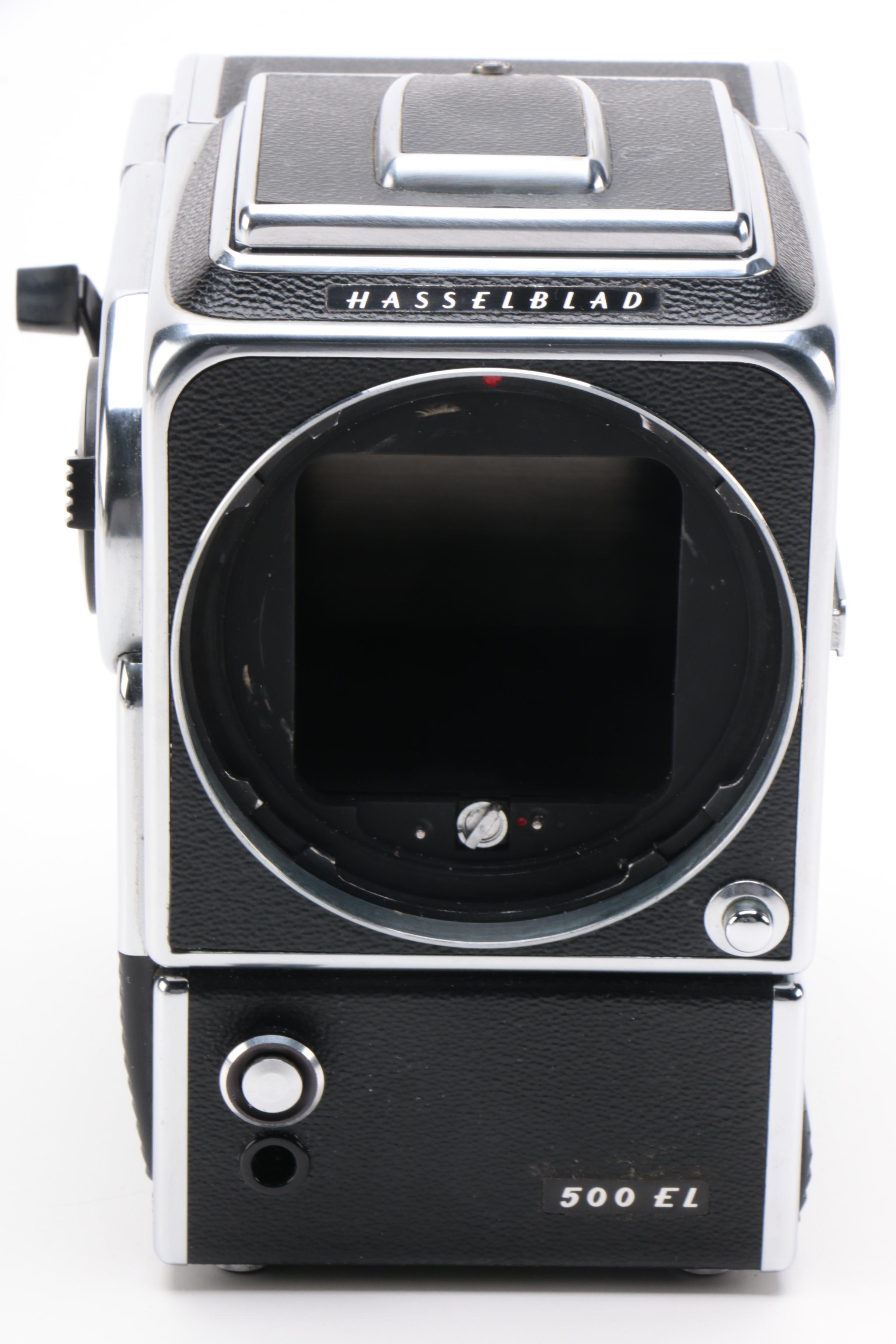 Hasselblad 500 EL Medium Format Camera and Accessories
