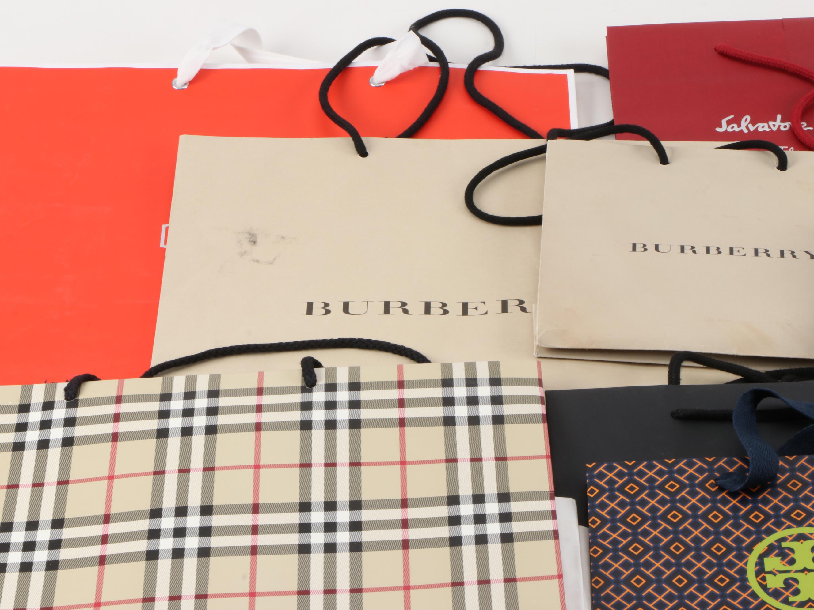 Designer Gift Bags and Box Including Louis Vuitton, Gucci, Burberry and More