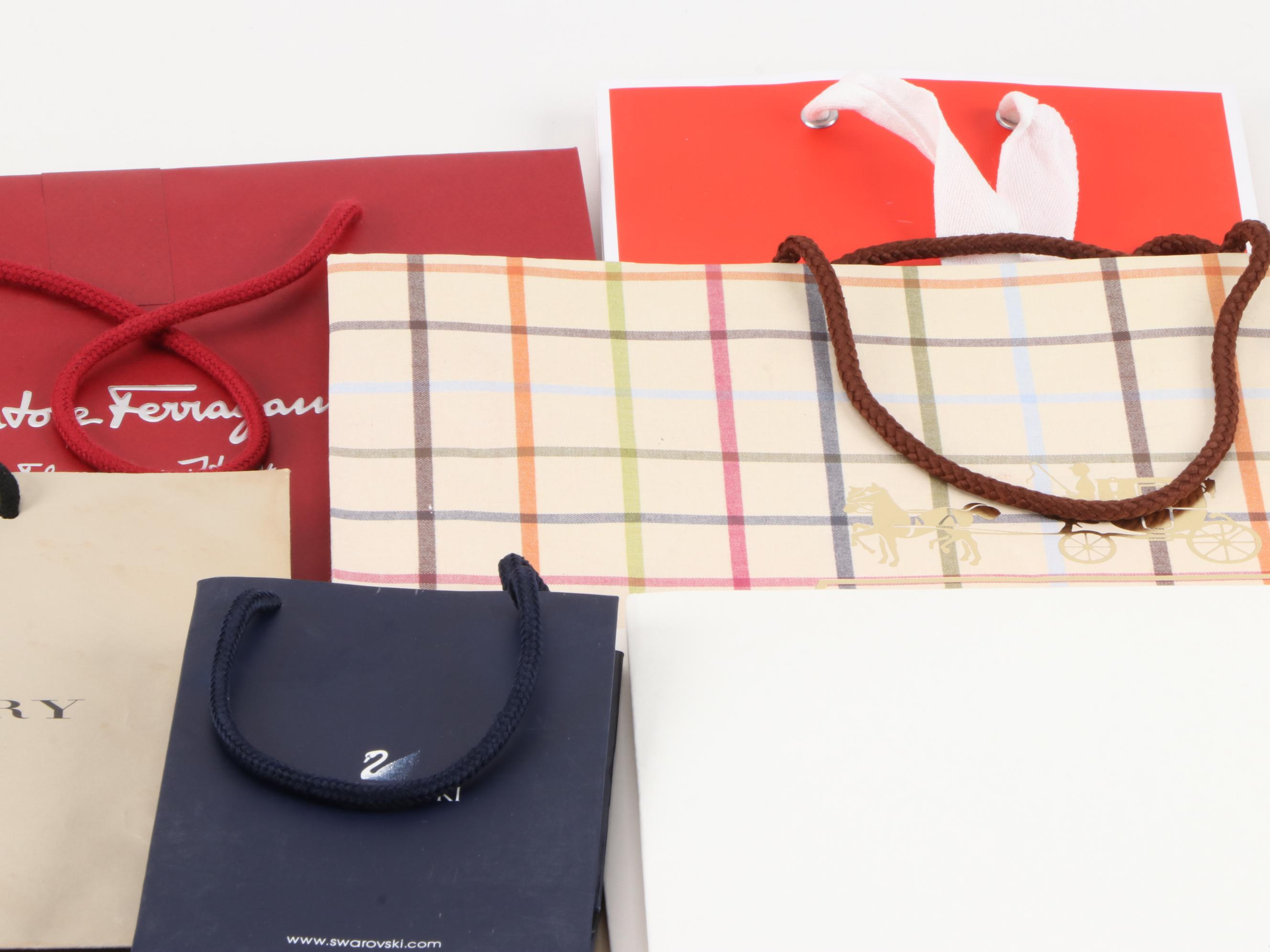Designer Gift Bags and Box Including Louis Vuitton, Gucci, Burberry and More