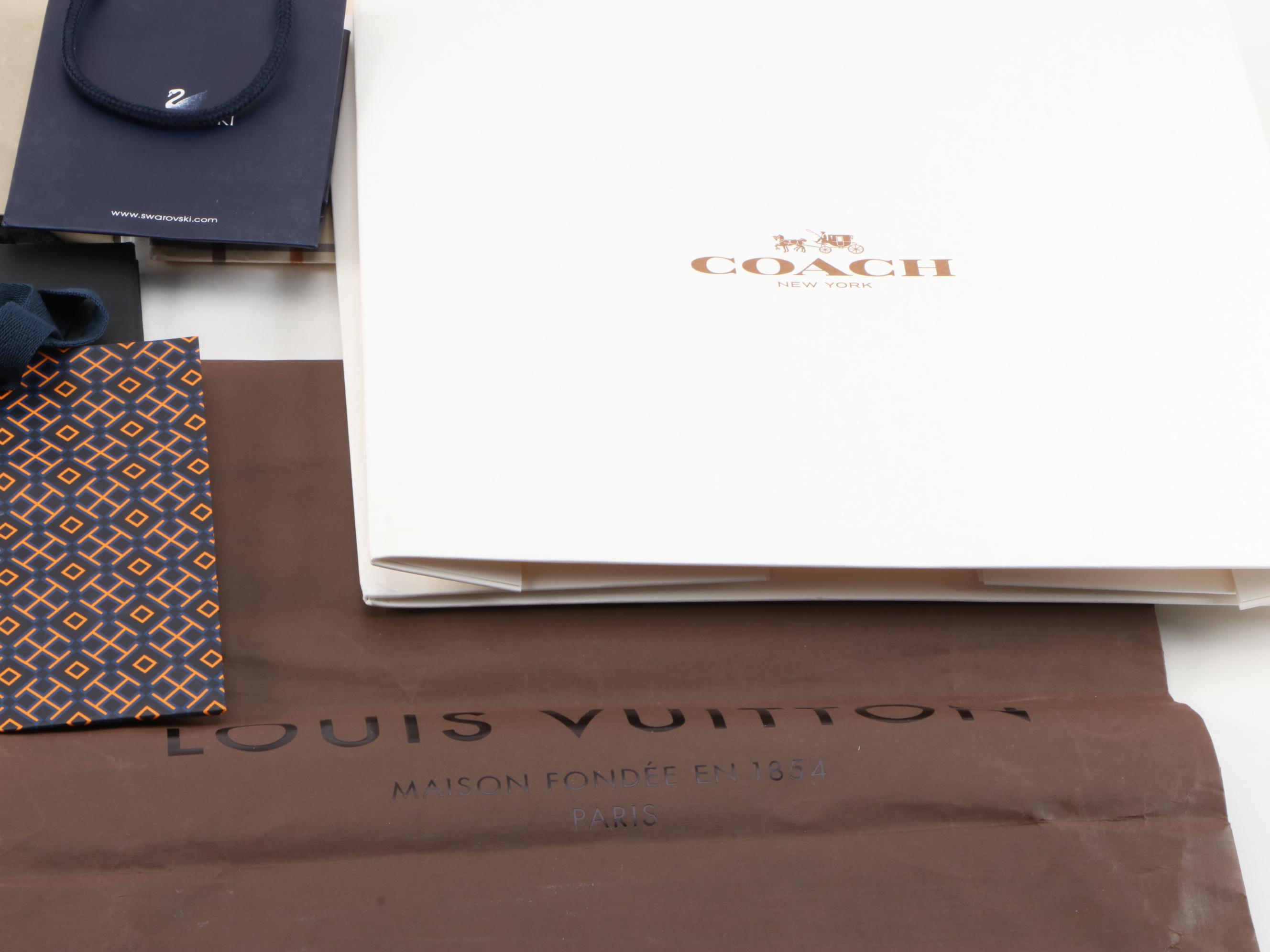 Designer Gift Bags and Box Including Louis Vuitton, Gucci, Burberry and More