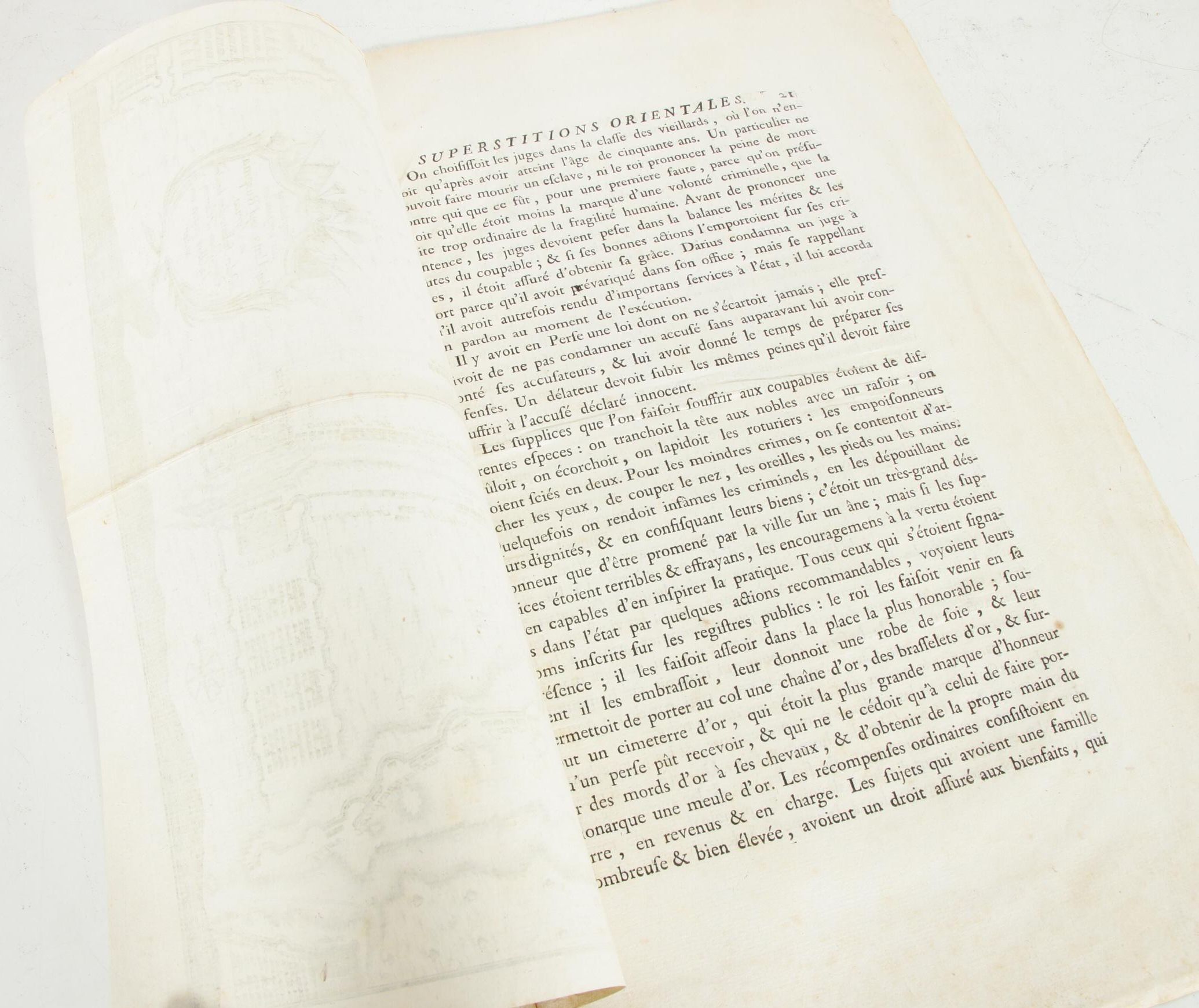 Engraved Map of Battle of Ruspina, circa 1760