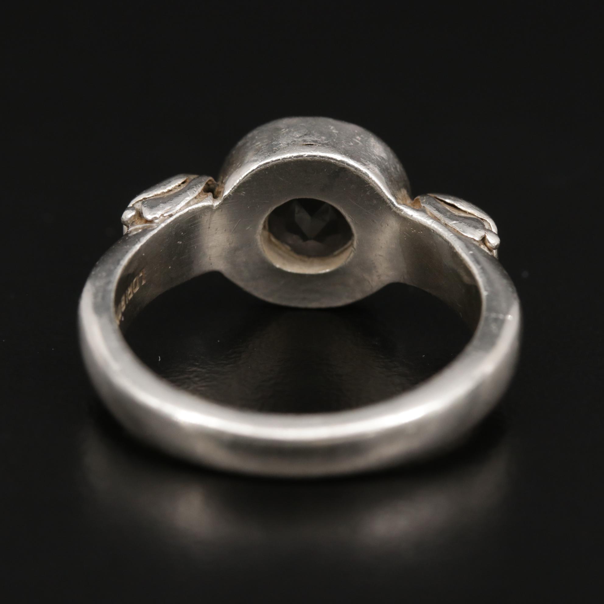 Lori Bonn Sterling Silver Smoky Quartz Ring