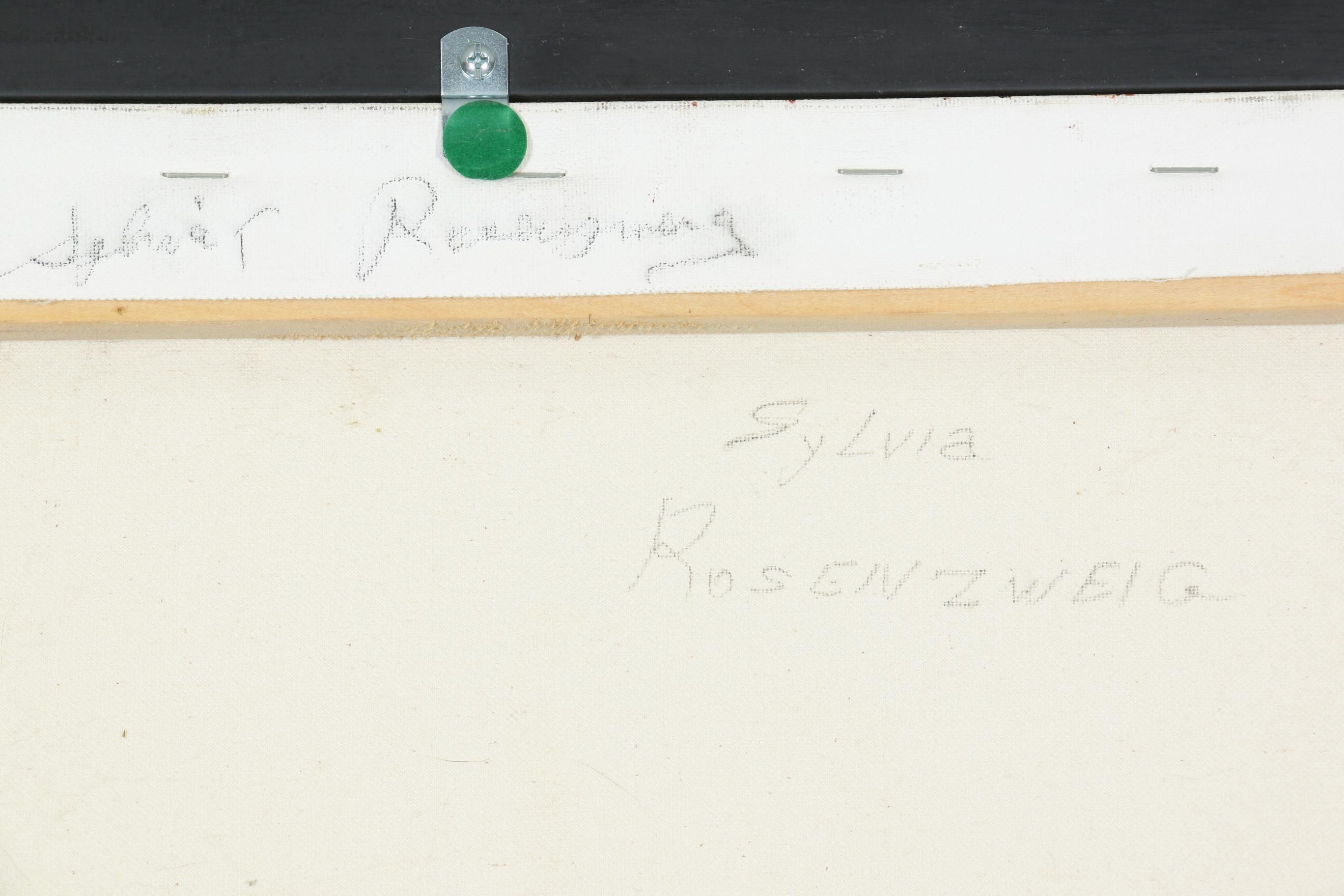 Sylvia Rosenzweig Restaurant Scene Oil Painting