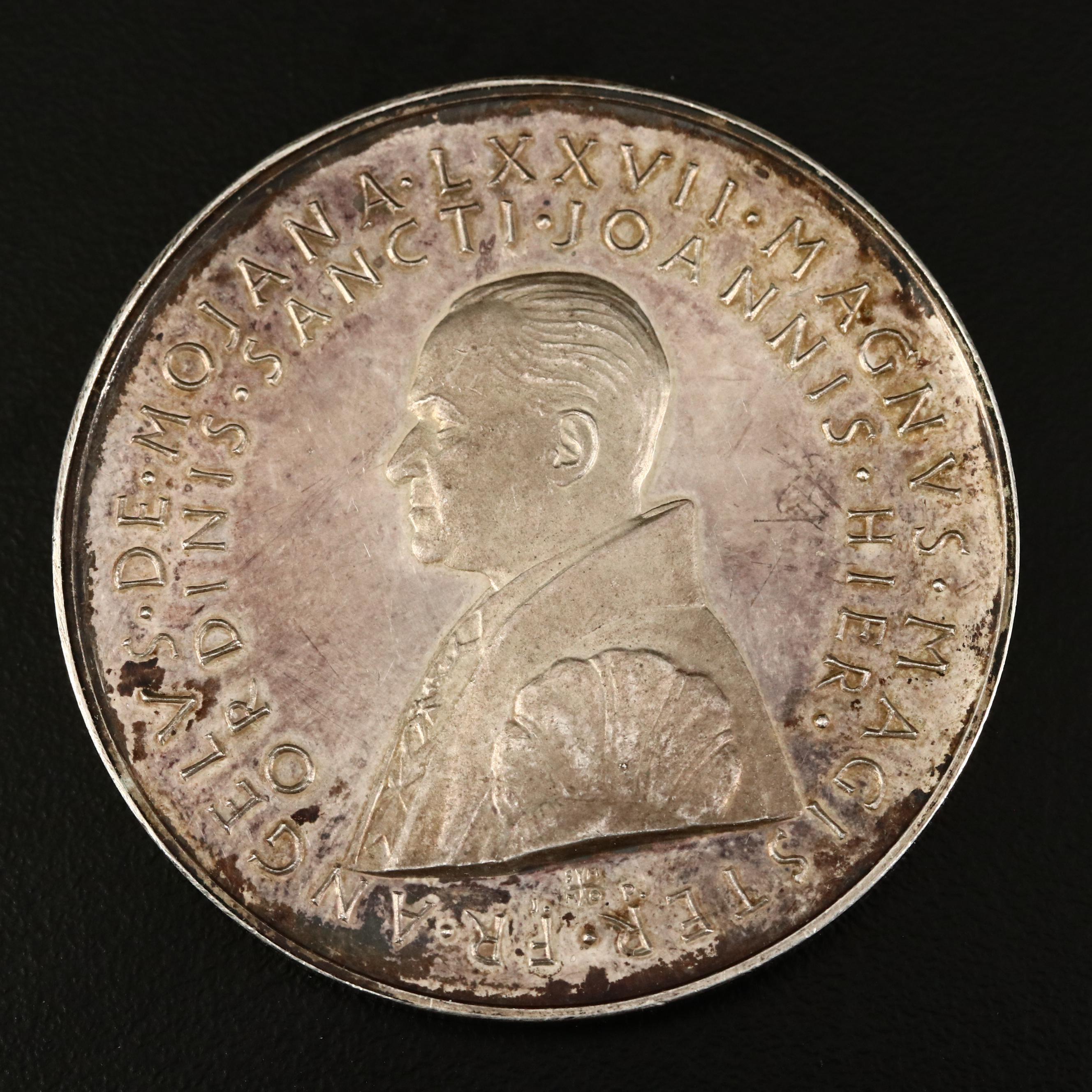 Sovereign Military Order of Malta Silver Medal of Angelo de Mojana, 1972