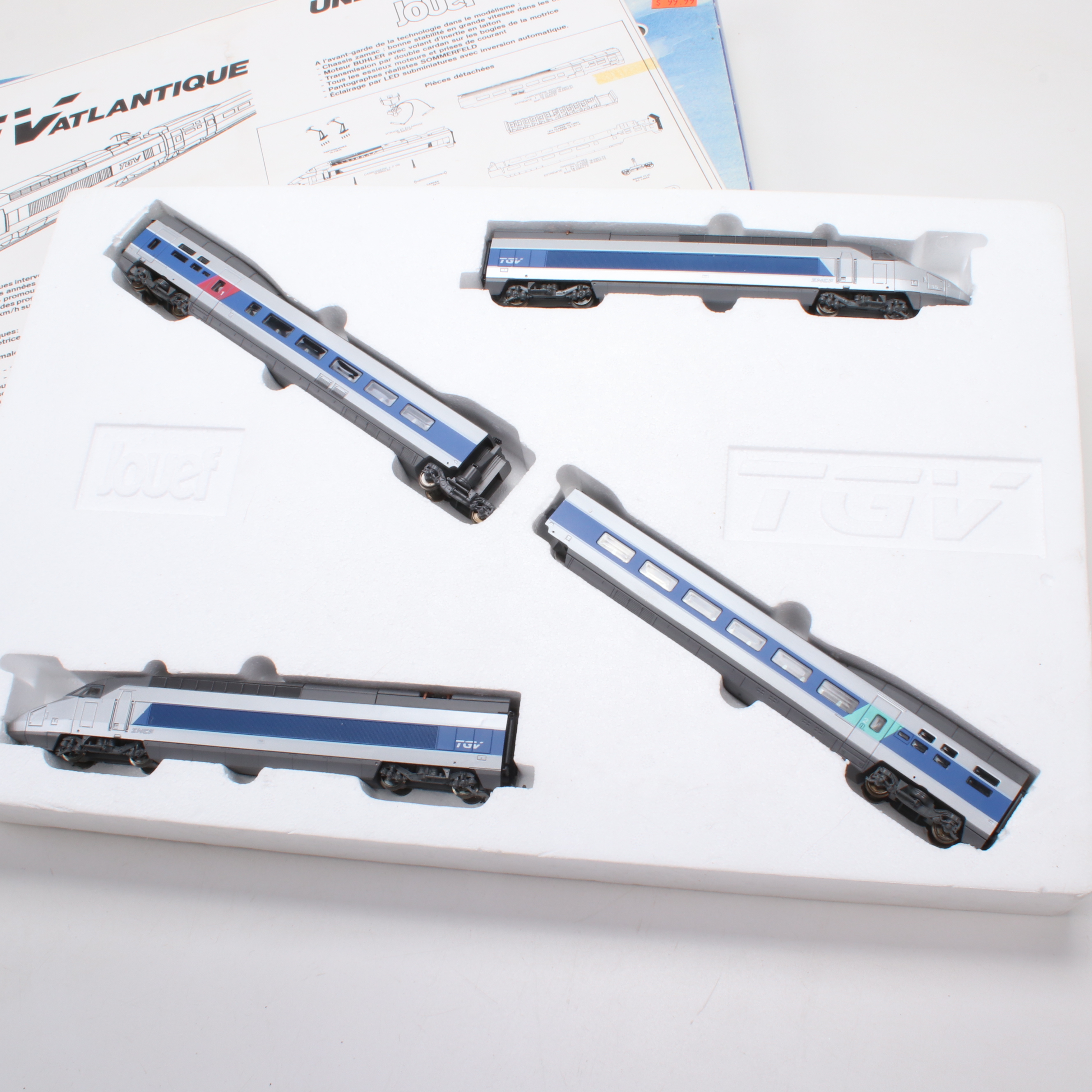 Jouef HO Scale "Atlantique" TGV Model Train Set