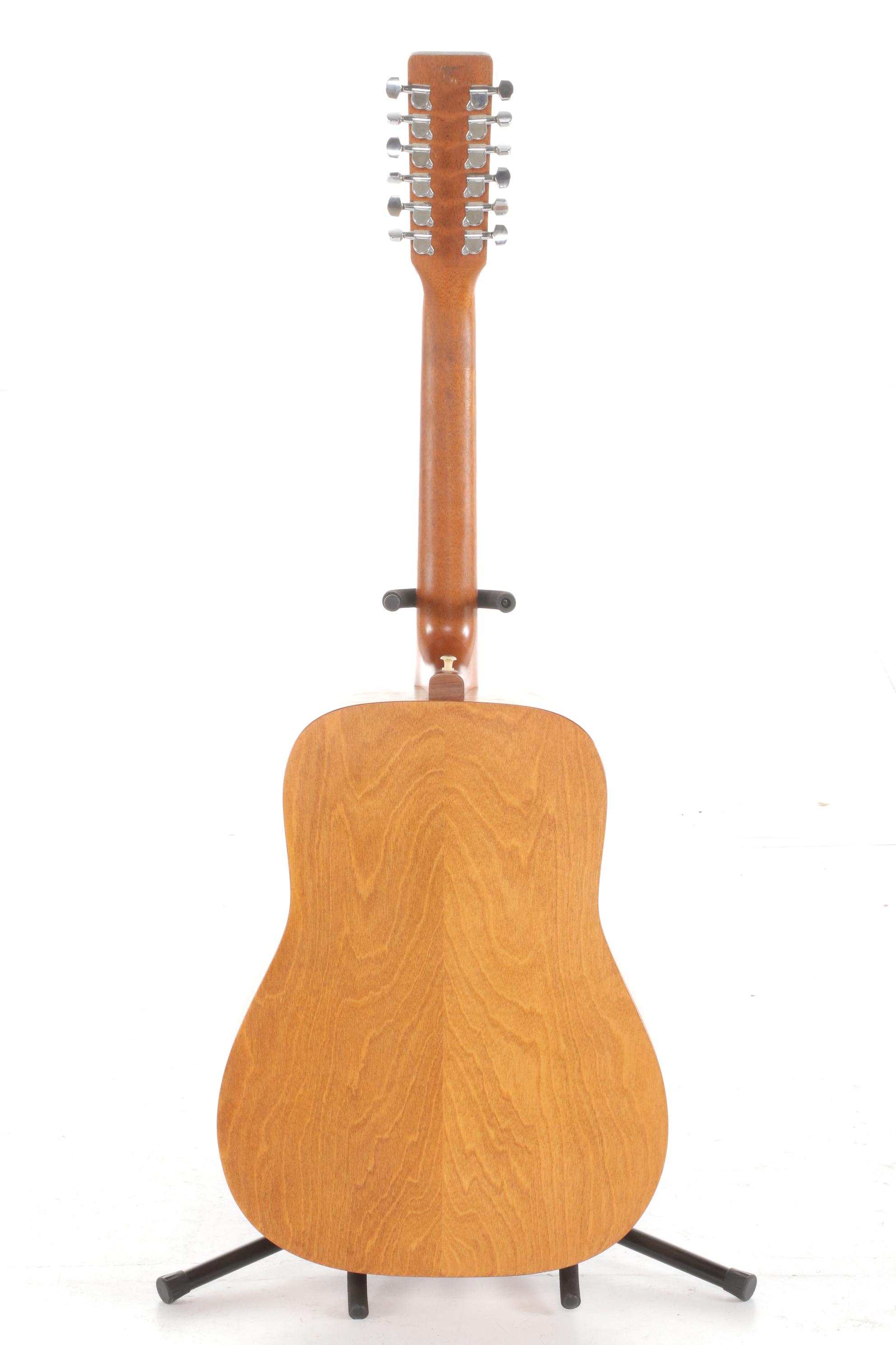 Simon and Patrick Luthier 12 String Acoustic-Electric Guitar with Case and Cable