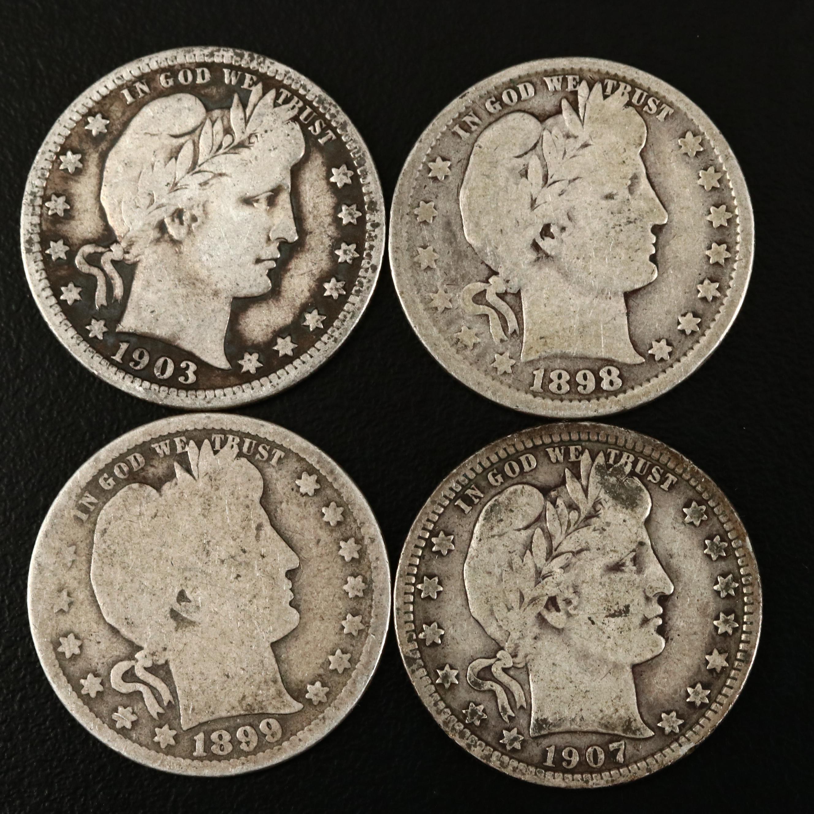 Assortment of Barber Silver Coinage