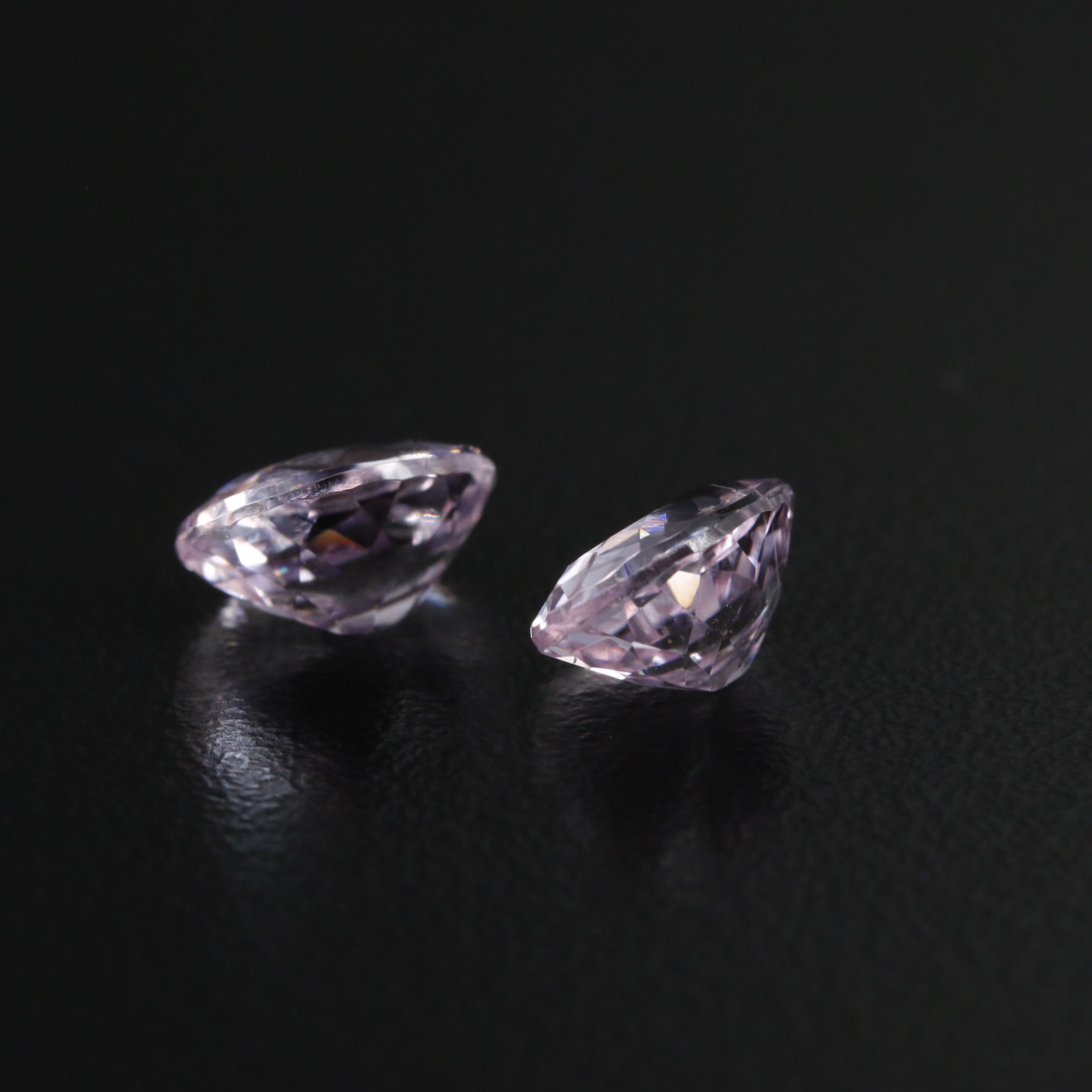 Loose 4.14 CTW Oval Faceted Kunzites