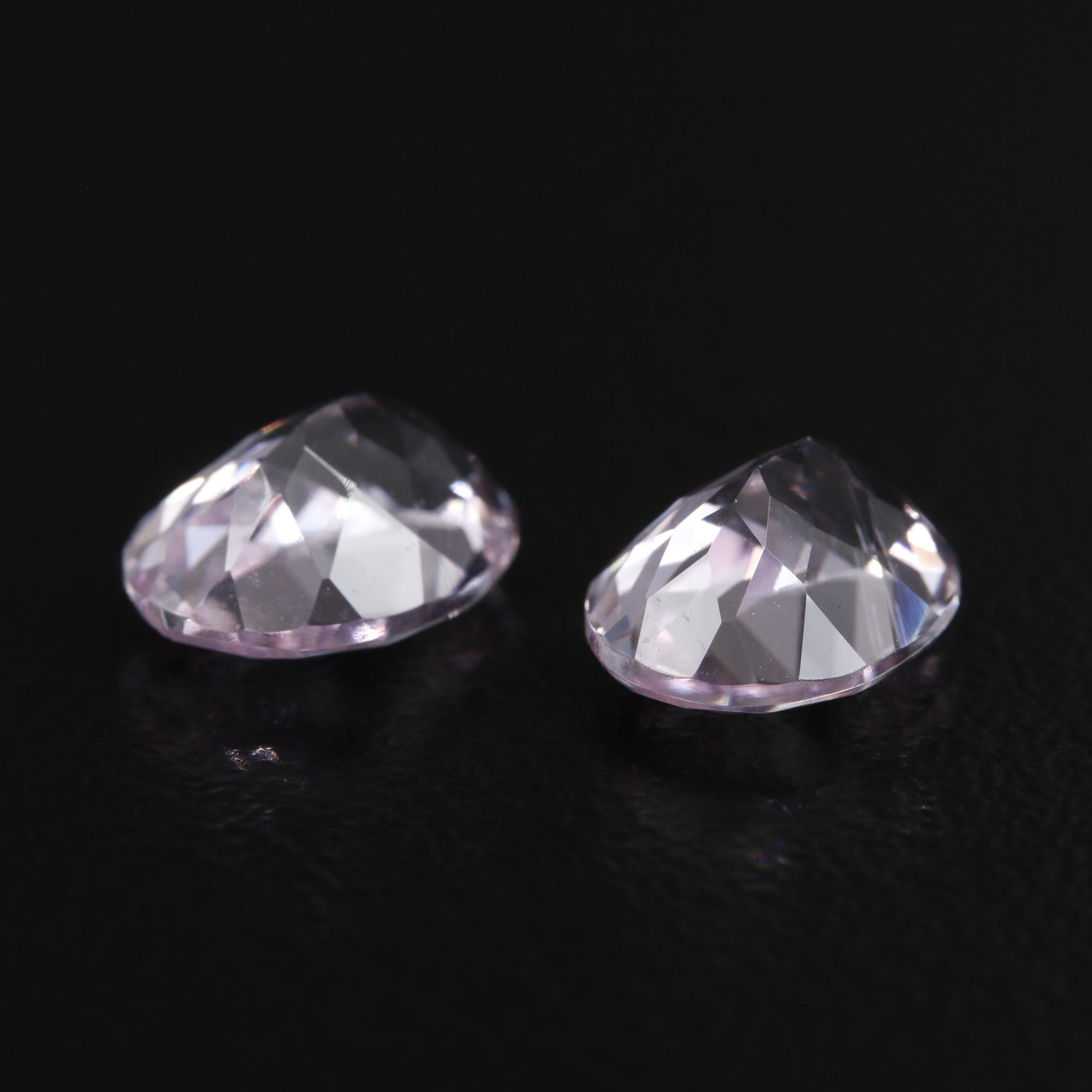 Loose 4.14 CTW Oval Faceted Kunzites