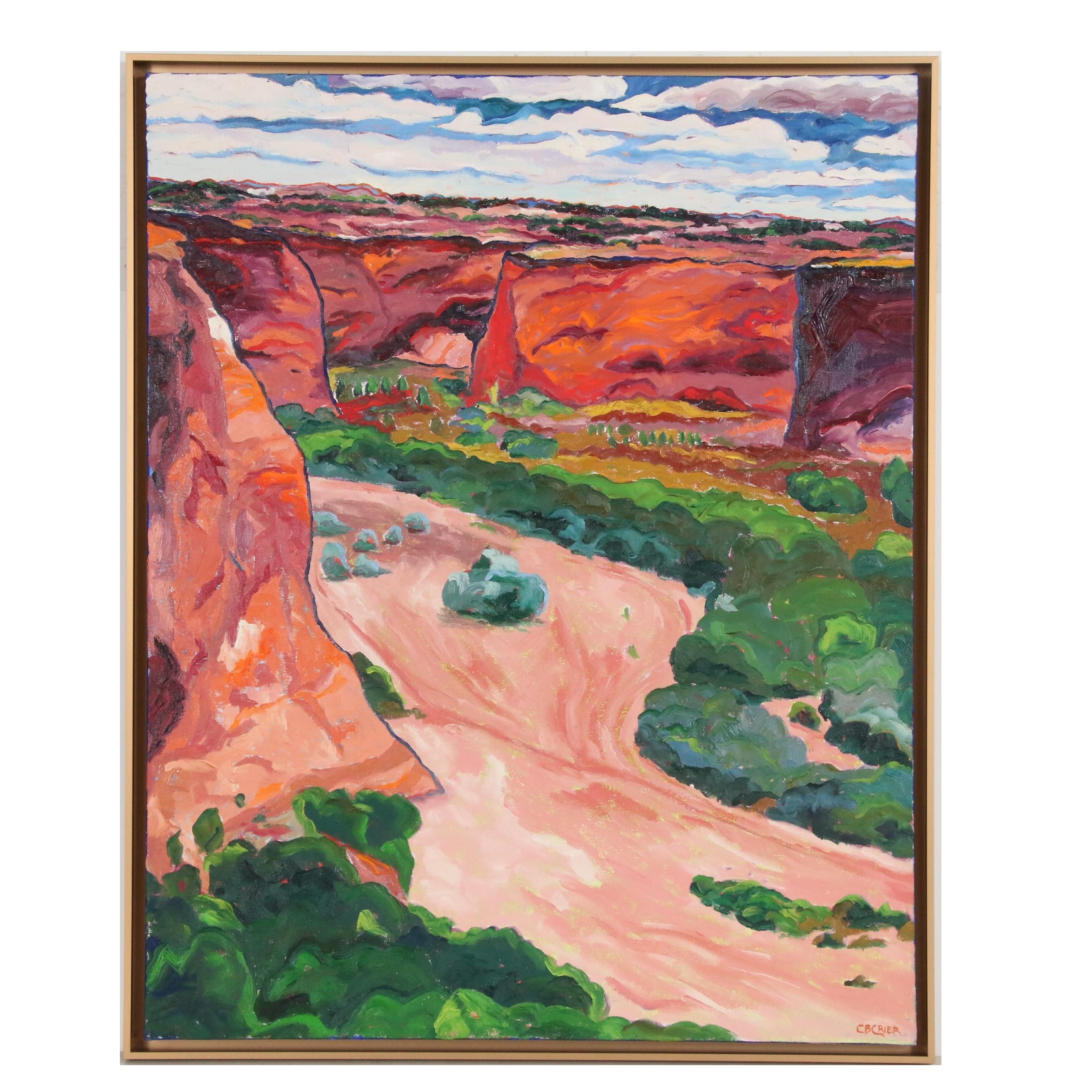Cynthia B. Crier Oil Painting "Canyon de Chelly II", 2004