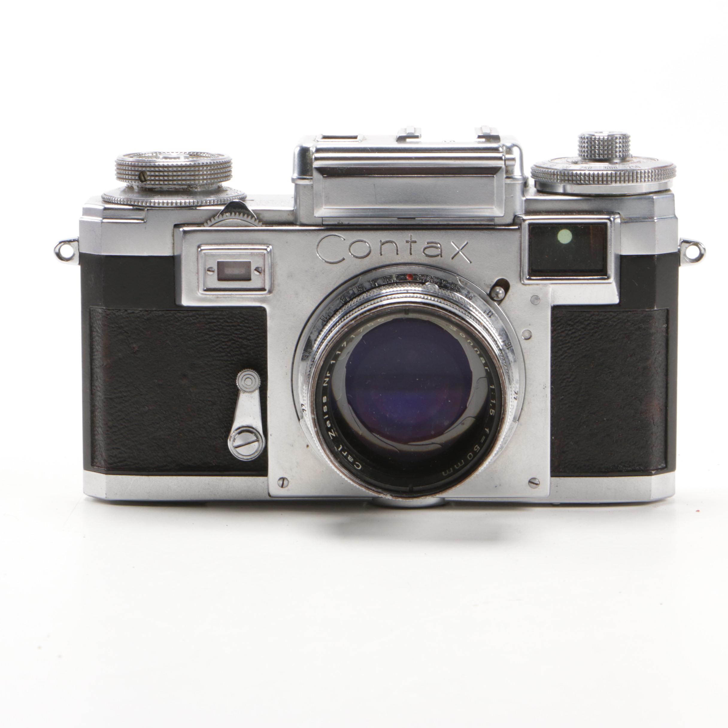 Zeiss Ikon Contax Rangefinder Camera, 1937