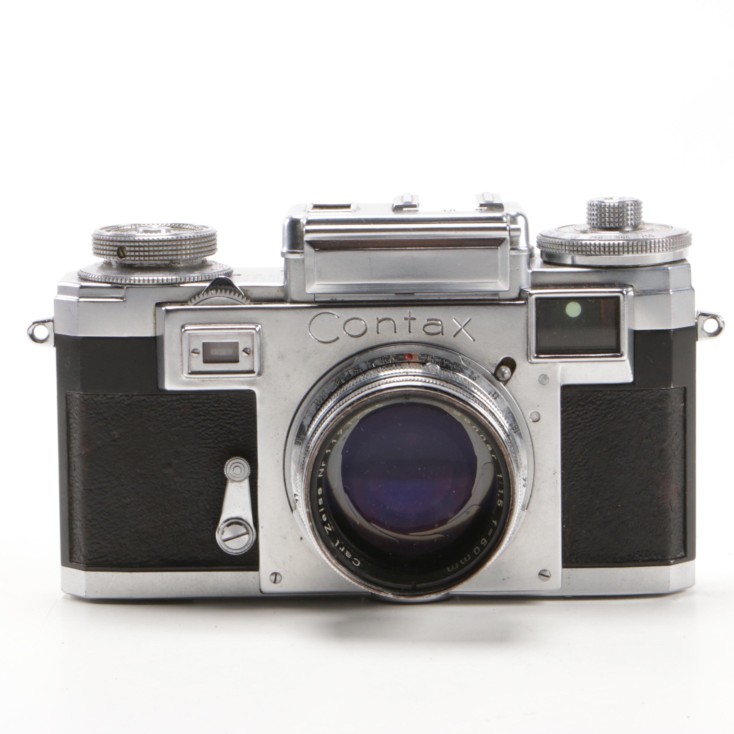 Zeiss Ikon Contax Rangefinder Camera, 1937