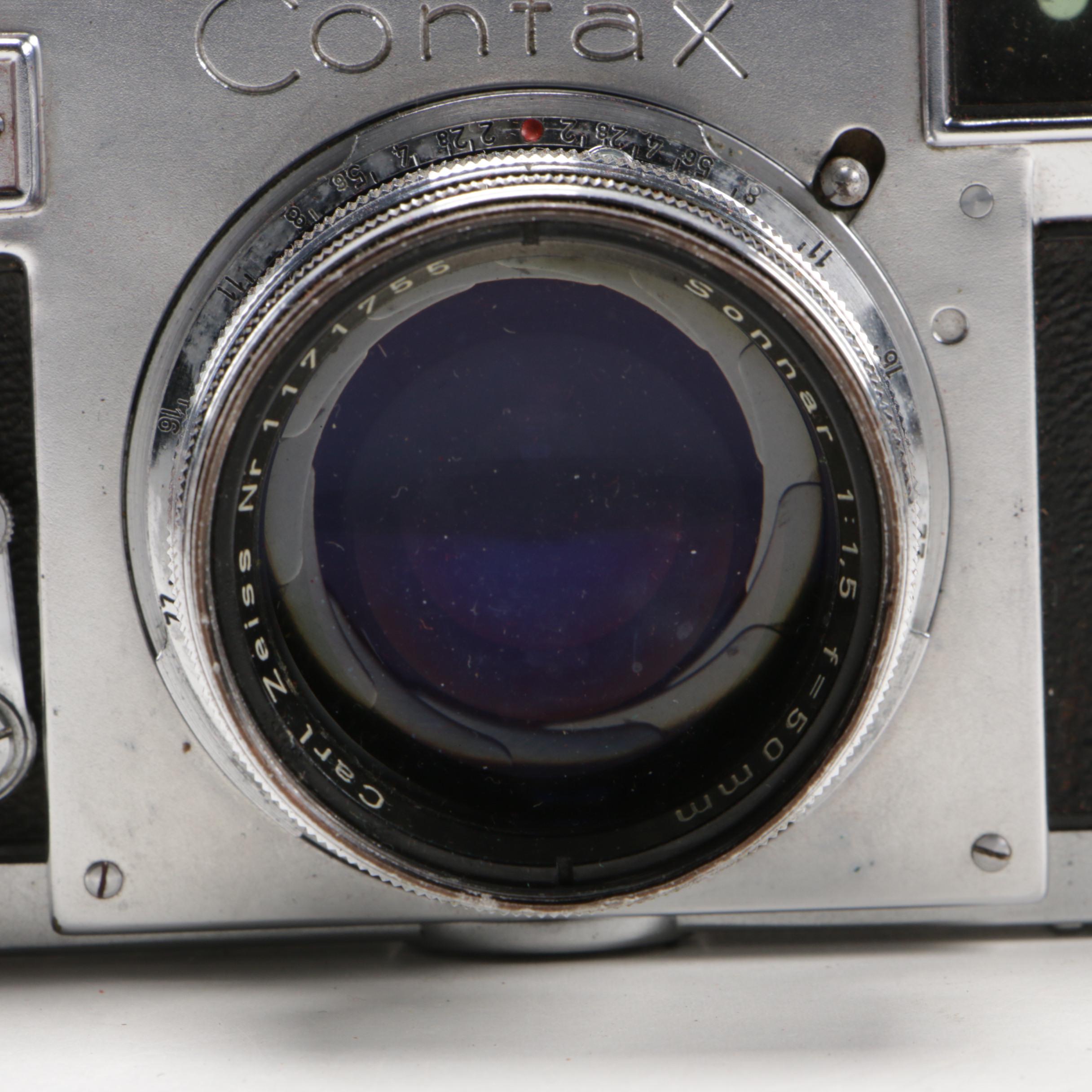 Zeiss Ikon Contax Rangefinder Camera, 1937