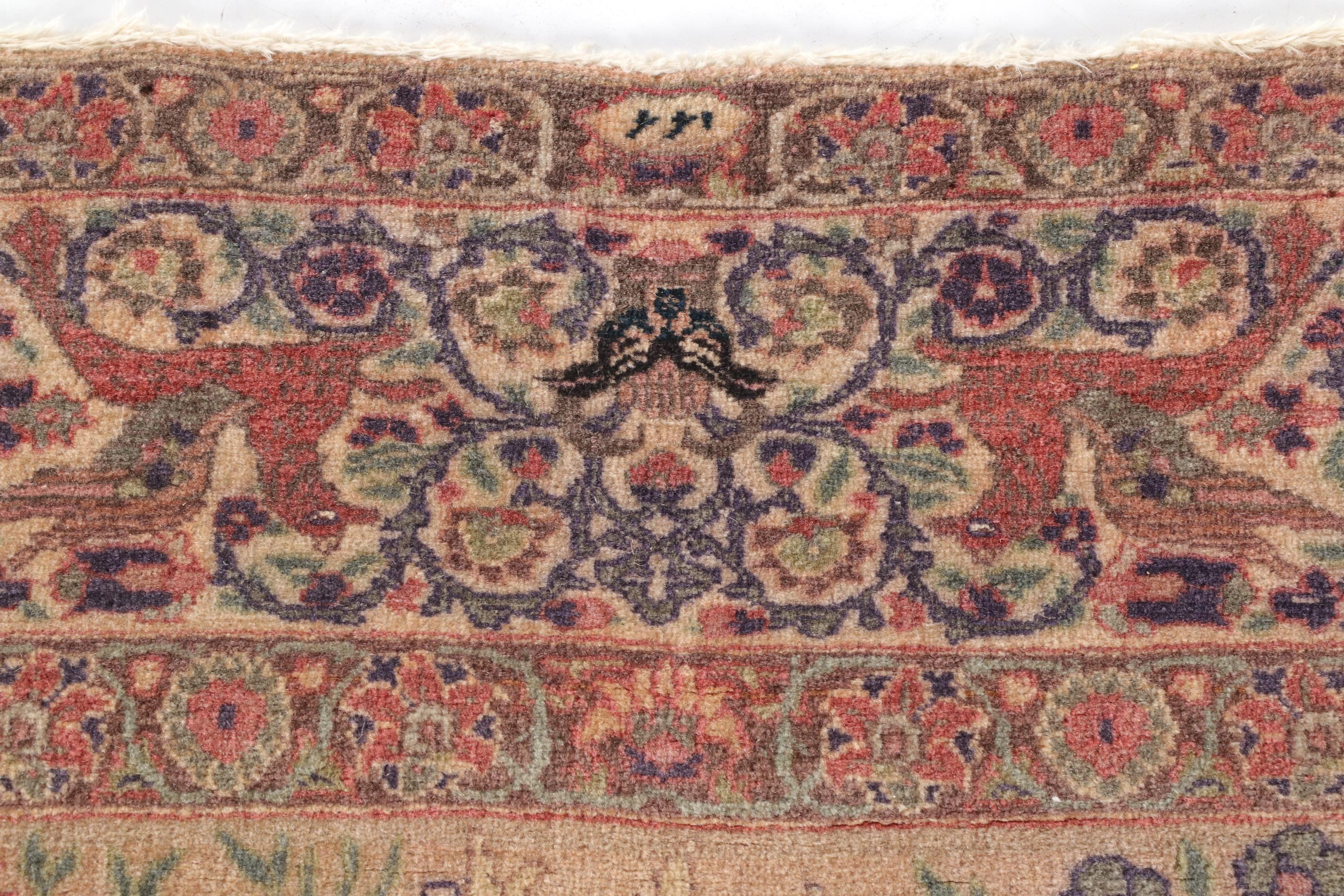 5'7 x 8'11 Hand-Knotted Persian Tabriz Pictorial Wool Rug