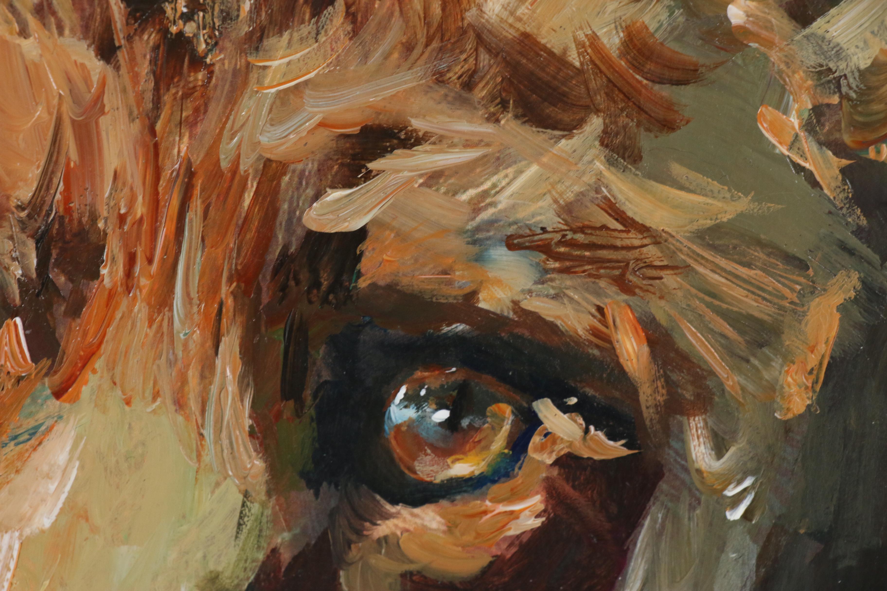 Adam Deda Oil Painting "Red Fox", 2019