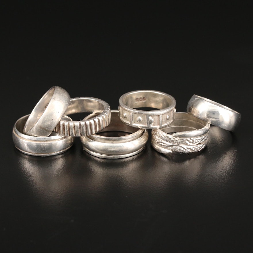 Sterling Silver Band Selection