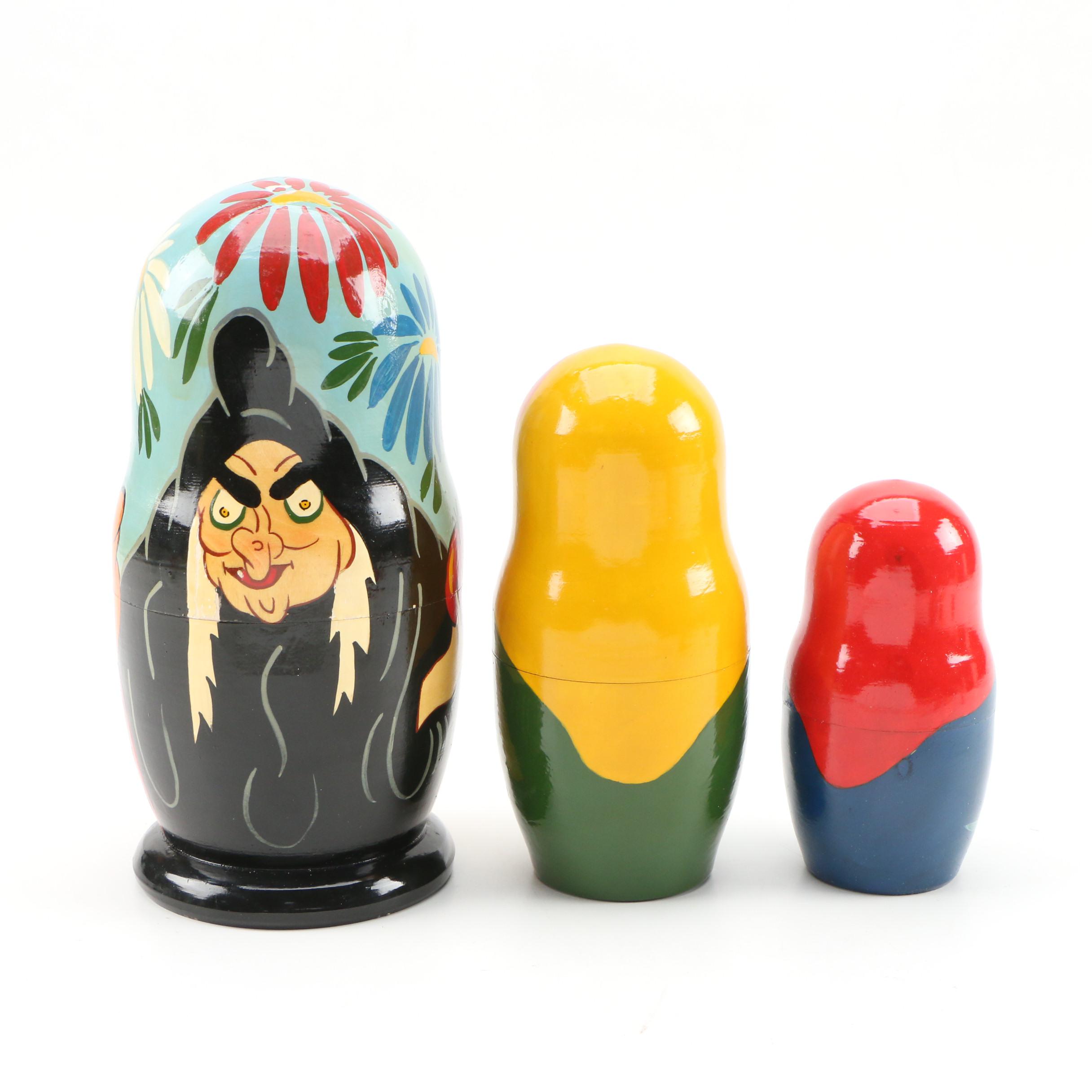 "Snow White and the Seven Dwarfs" Style Nesting Dolls