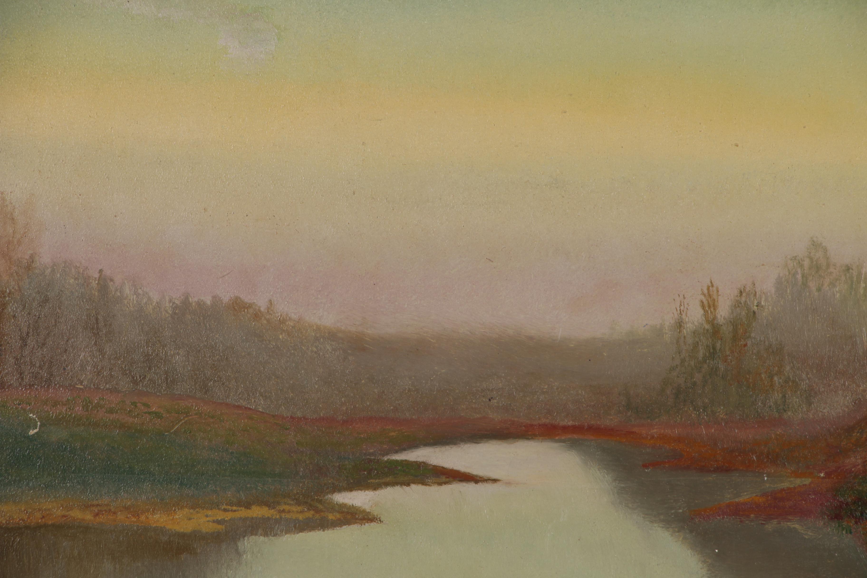 Charles Orchardson Landscape Oil Painting, Early 20th Century