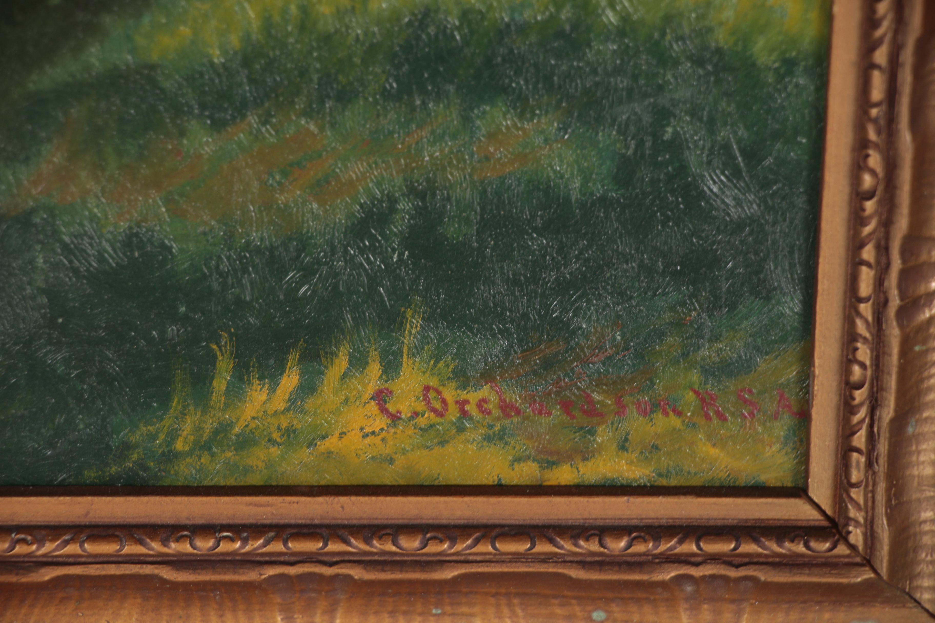 Charles Orchardson Landscape Oil Painting, Early 20th Century