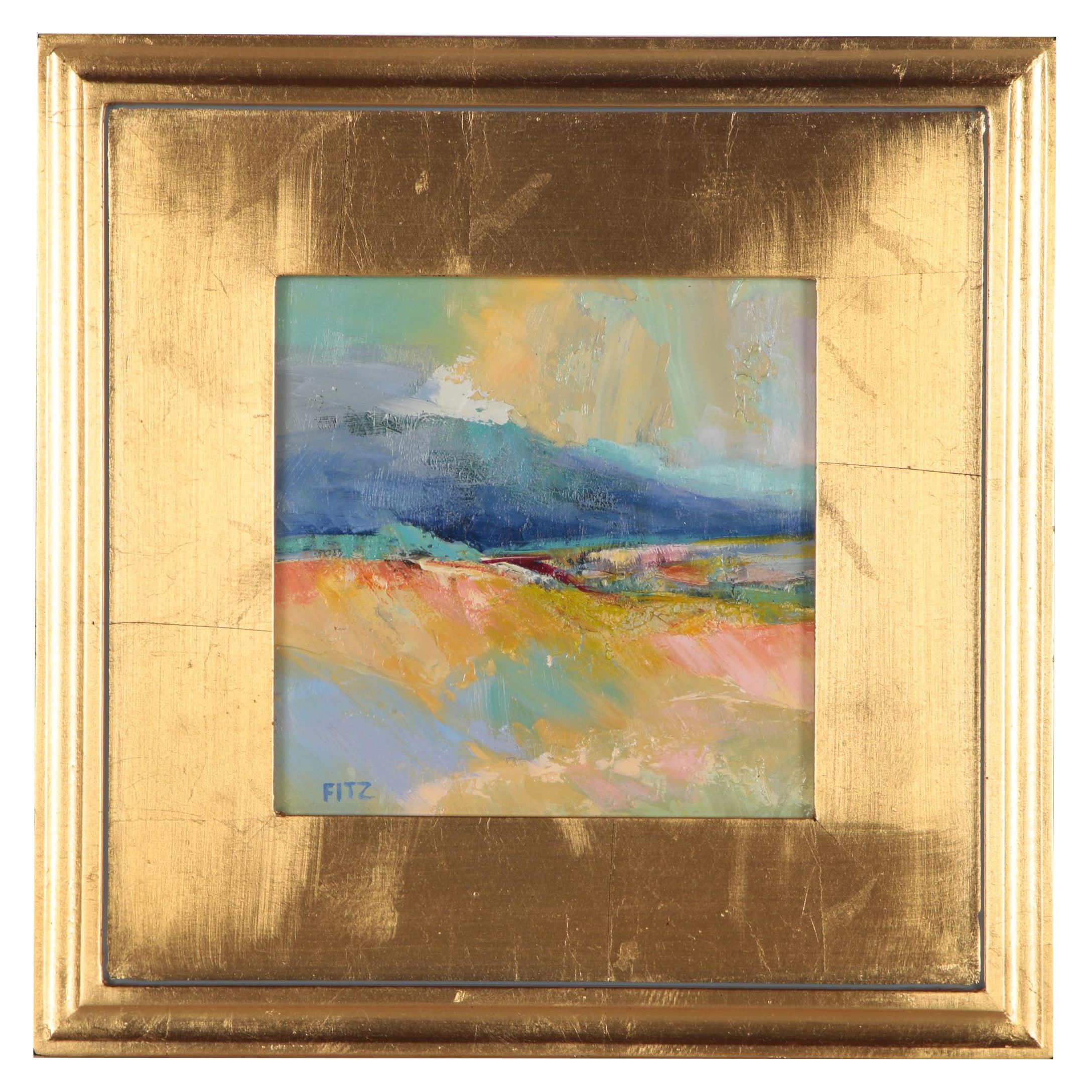 Abstract Landscape Oil Painting