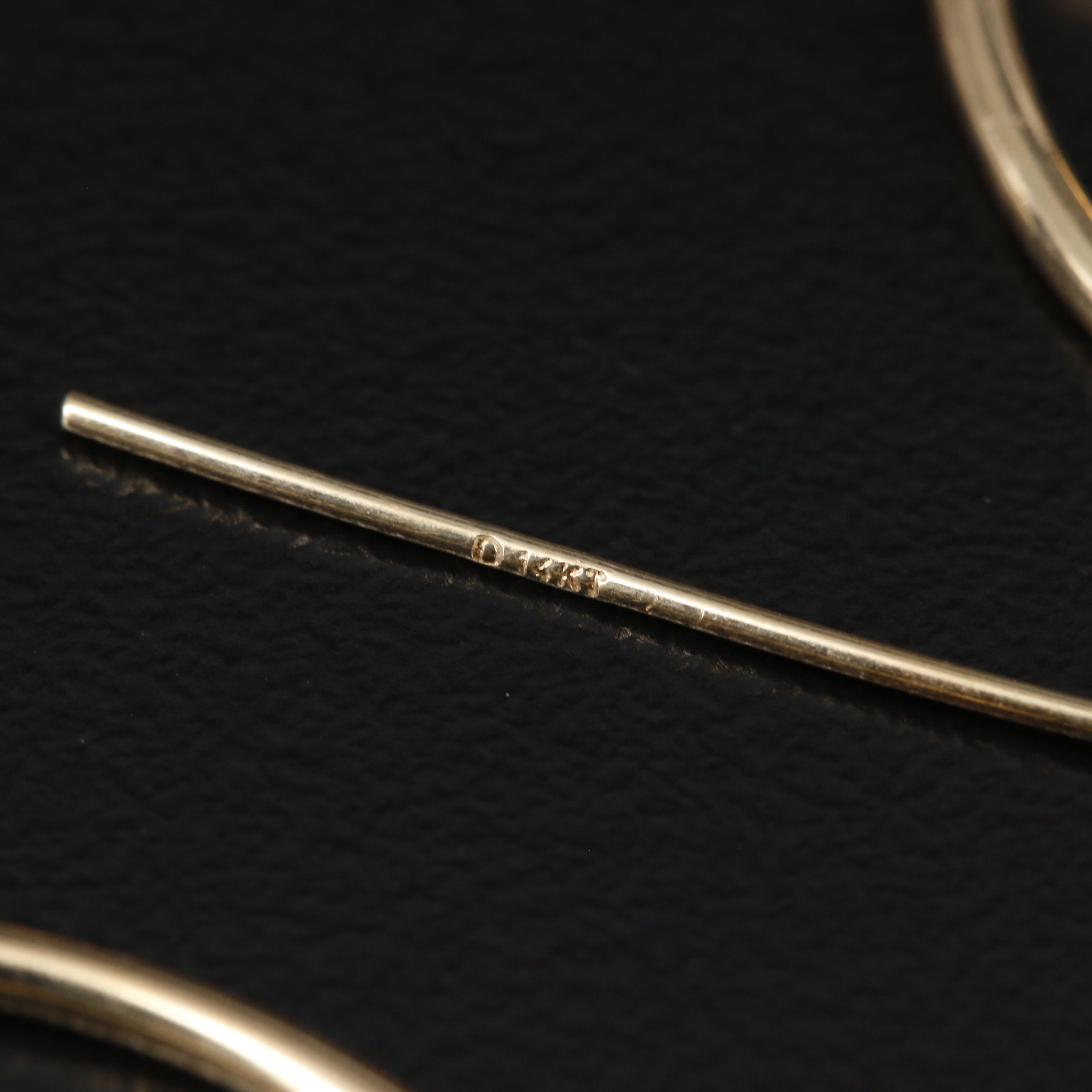 14K Gold Threader Earrings