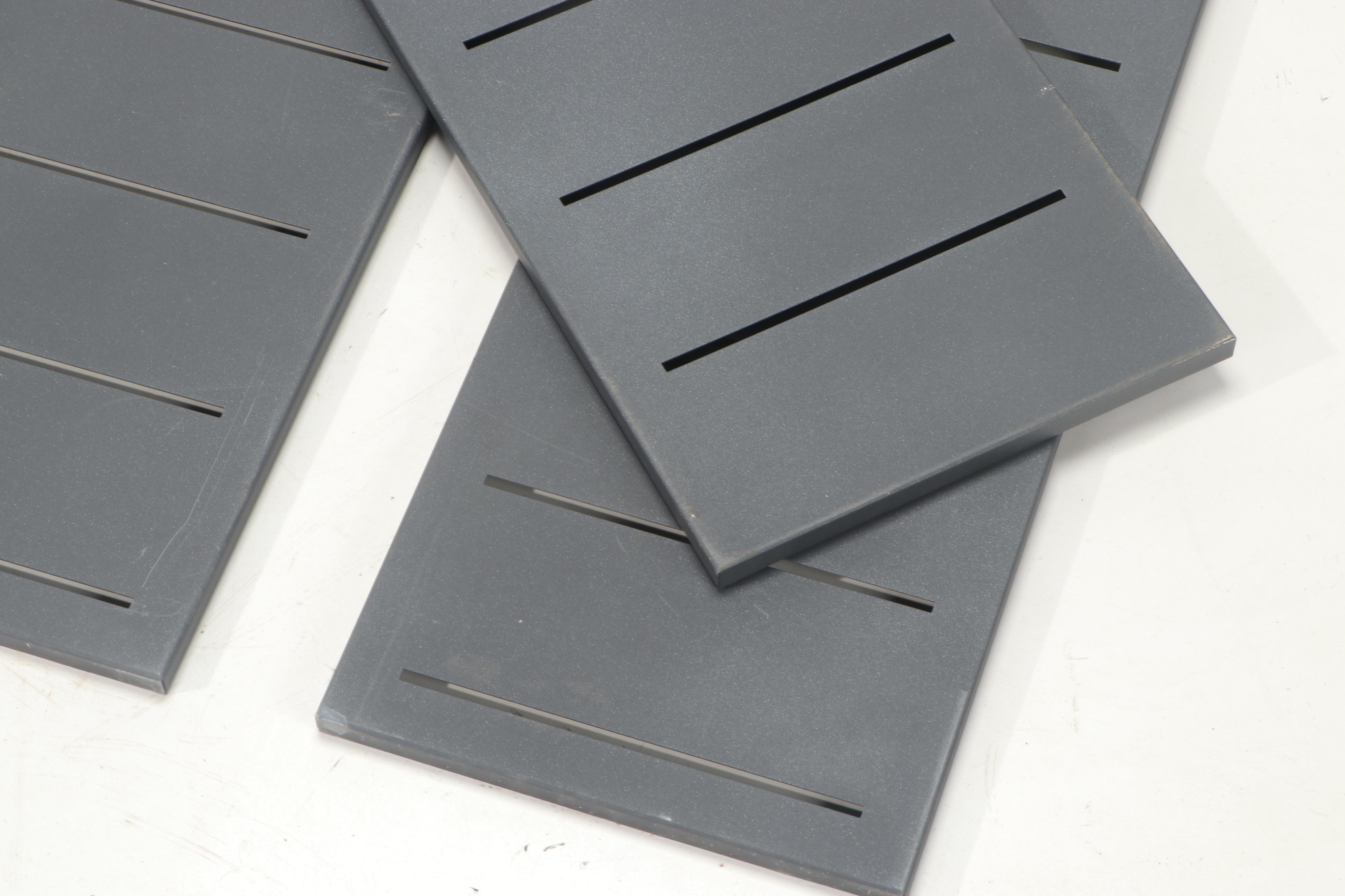 Contemporary Metal Wall-Mounted Magazine Racks